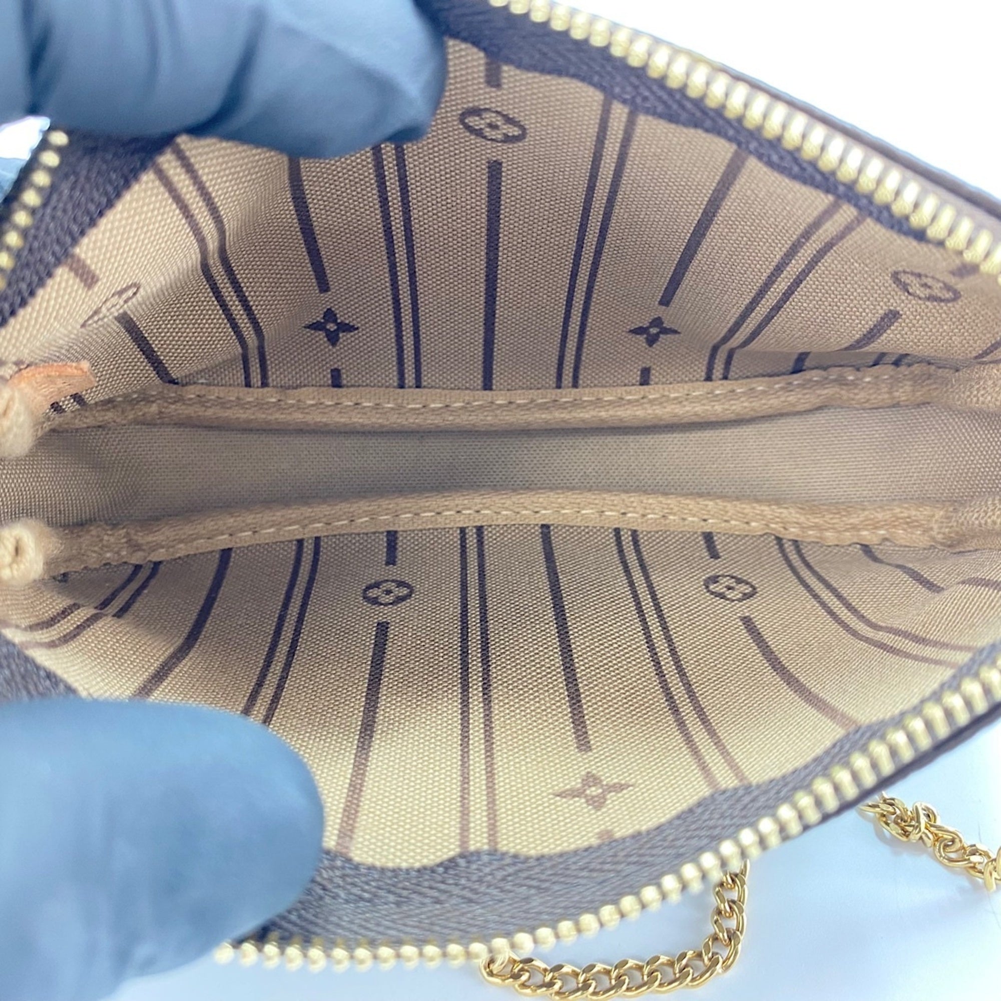 Louis Vuitton Brown Handbag Pochette (Pre-Owned)