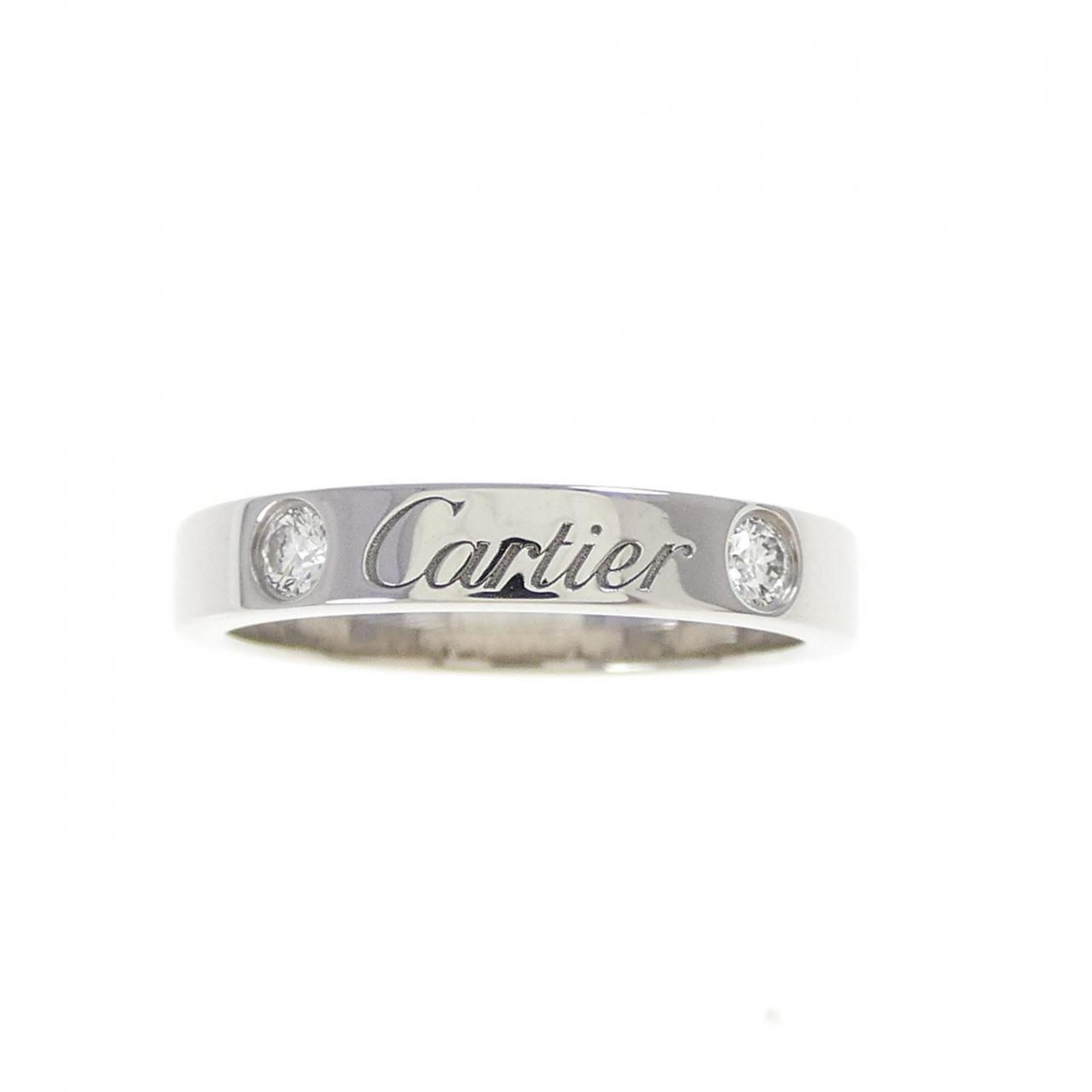 Cartier Platinum Platinum 950 Band Ring (Pre-Owned)
