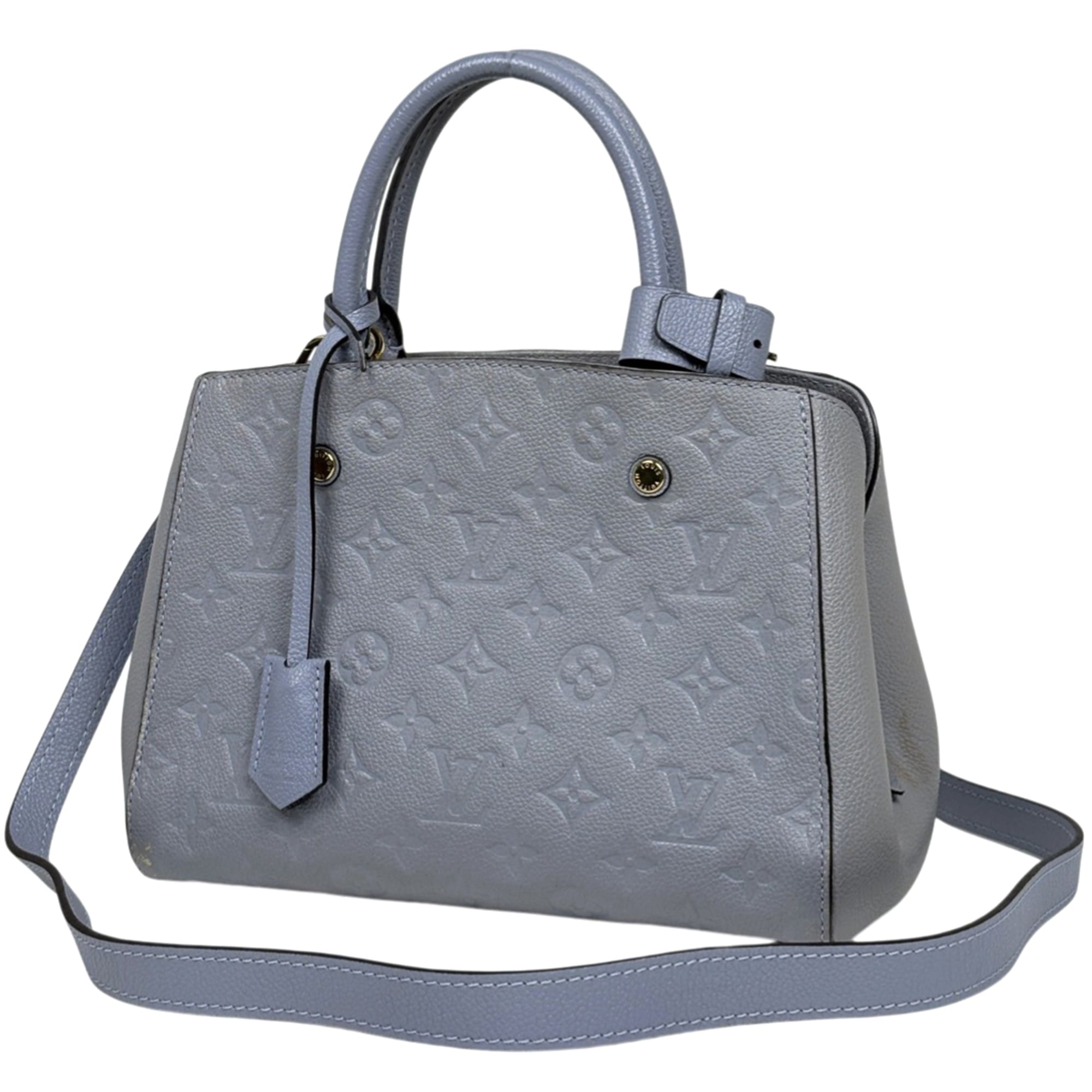 Louis Vuitton Lilac Monogram Empreinte Handbag Shoulder Bag (Pre-Owned)