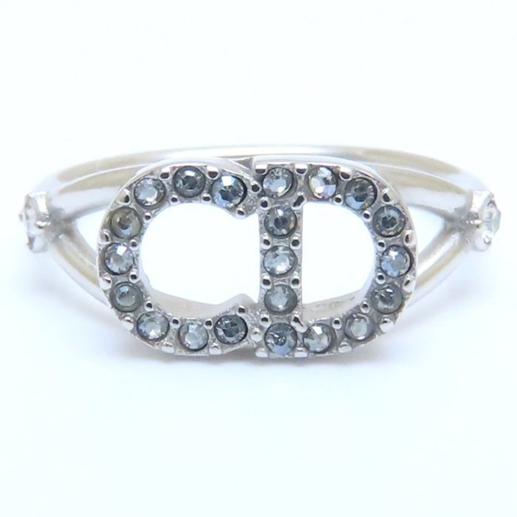 Christian Dior Silver Metal Band Ring (Pre-Owned)