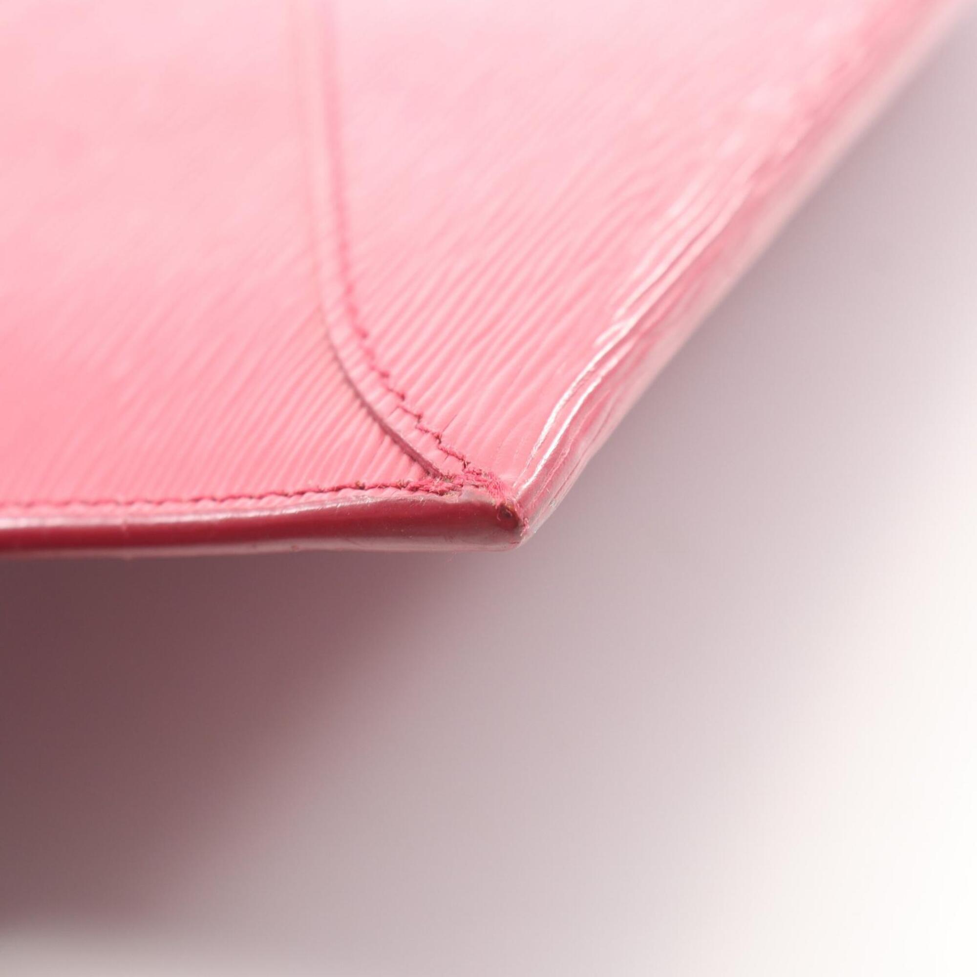 Prada Pink Leather Bill Wallet (Bi-Fold) (Pre-Owned)