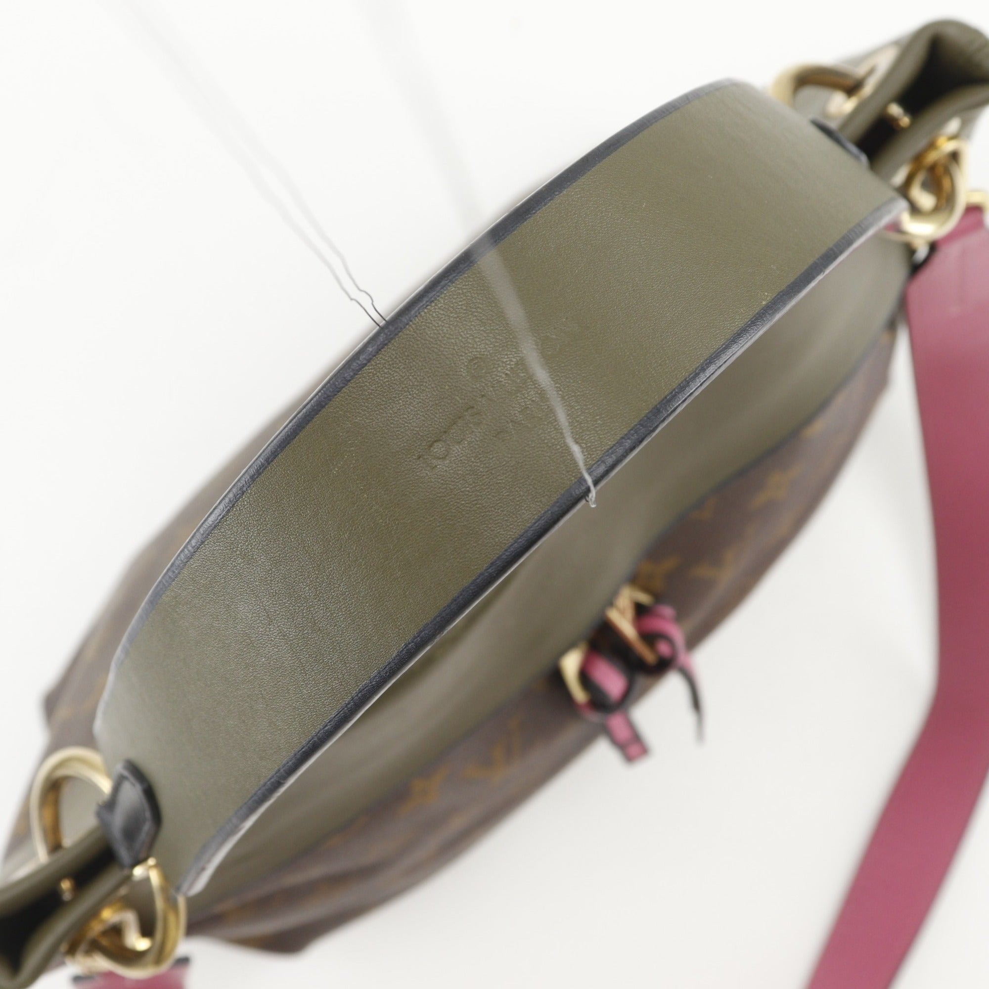 Louis Vuitton Brown Green Pink Monogram Shoulder Bag (Pre-Owned)