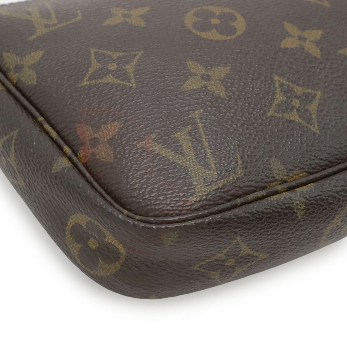 Louis Vuitton Brown Monogram Canvas Handbag Pochette Pouch (Pre-Owned)