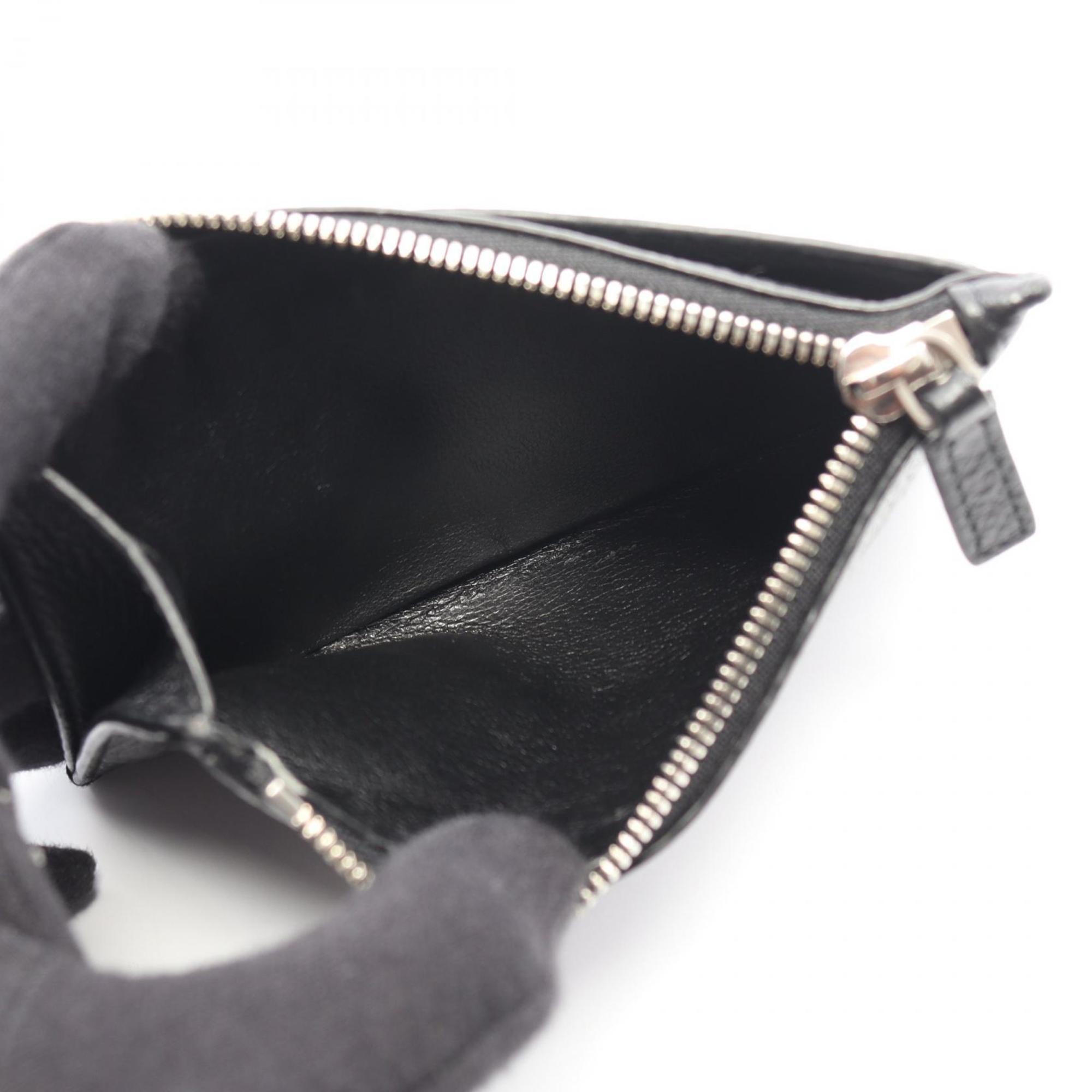 Balenciaga Black Leather Coin Purse/Coin Case (Pre-Owned)