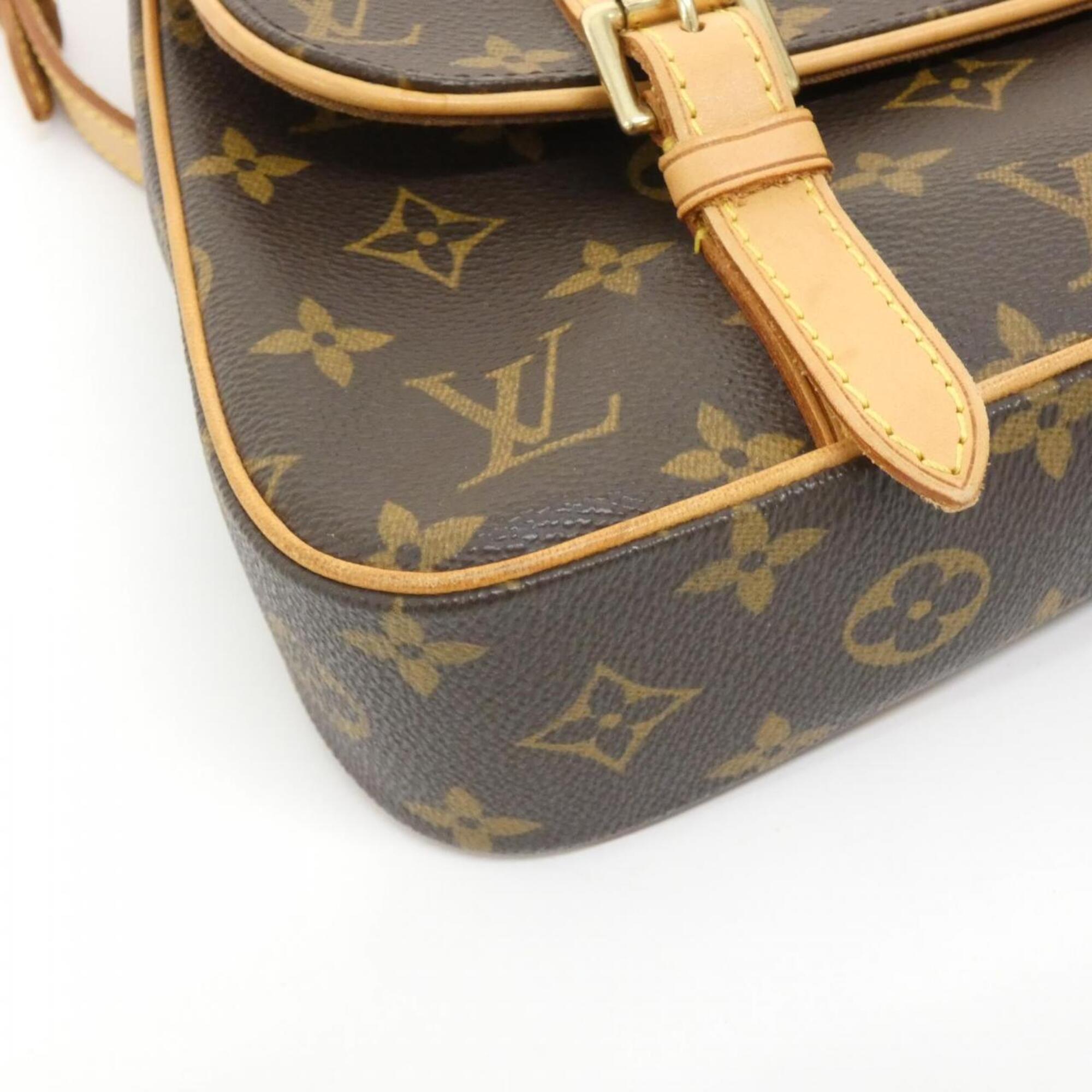Louis Vuitton Monogram Marron Coated Canvas Backpack (Pre-Owned)