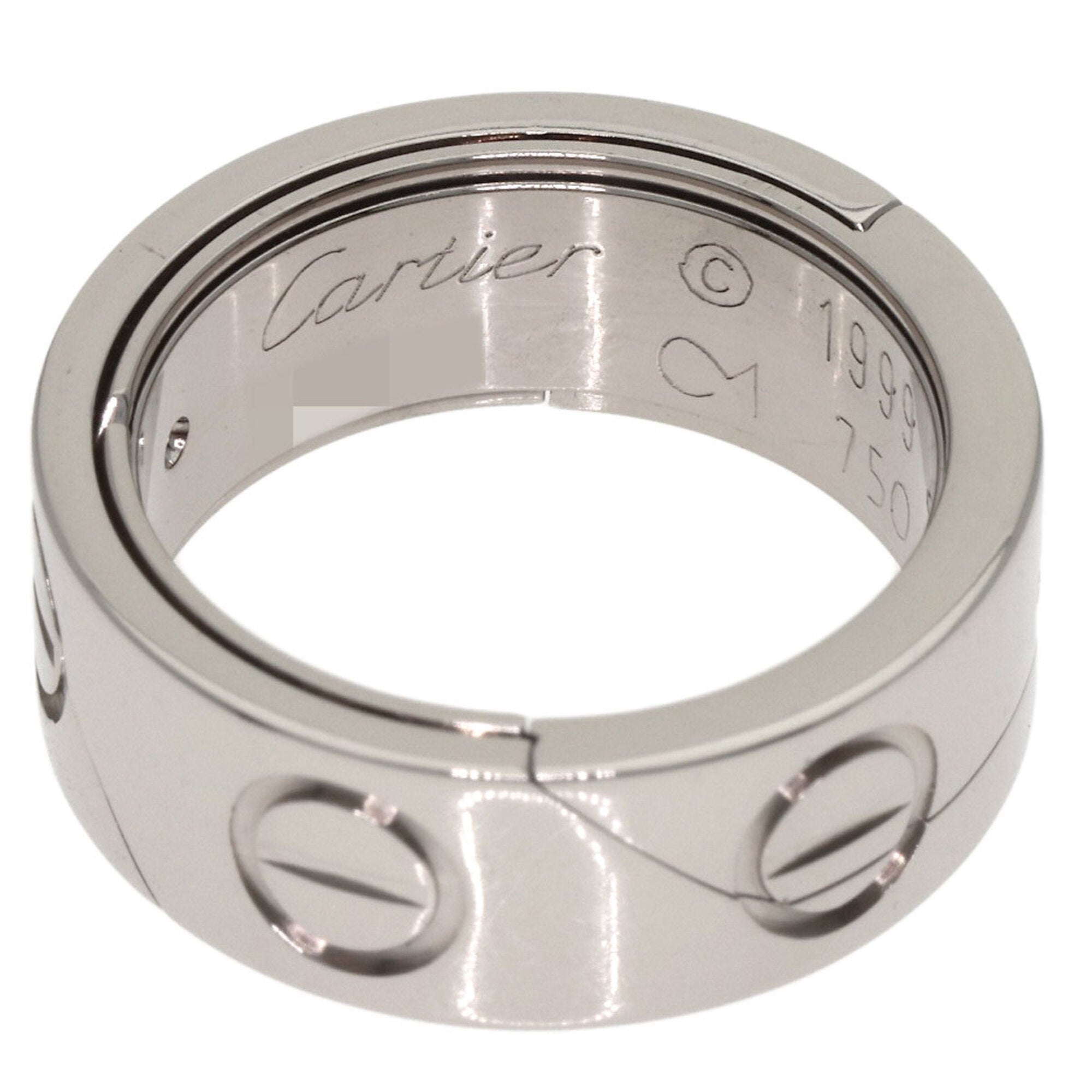 Cartier White Gold White Gold (18K) Band Ring (Pre-Owned)