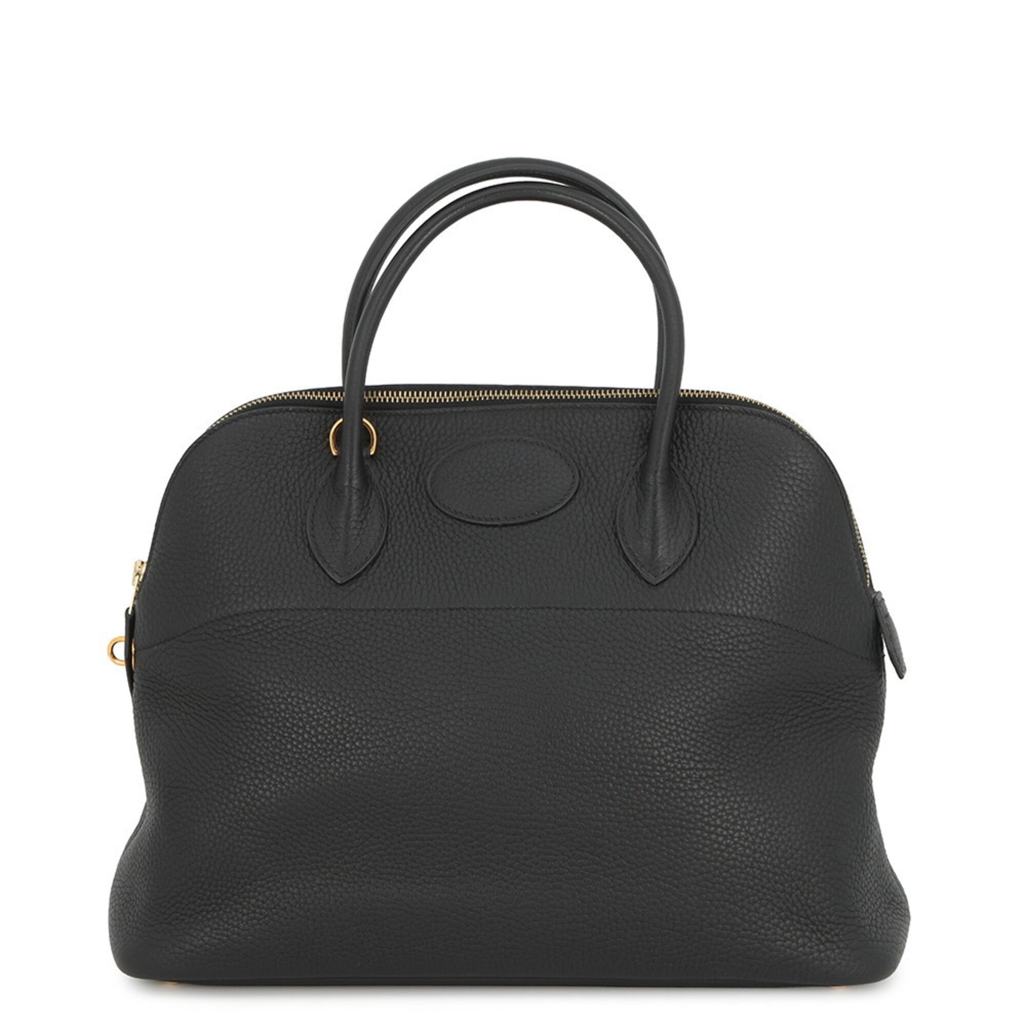 Hermes Black Taurillon Clemence Leather Handbag (Pre-Owned)