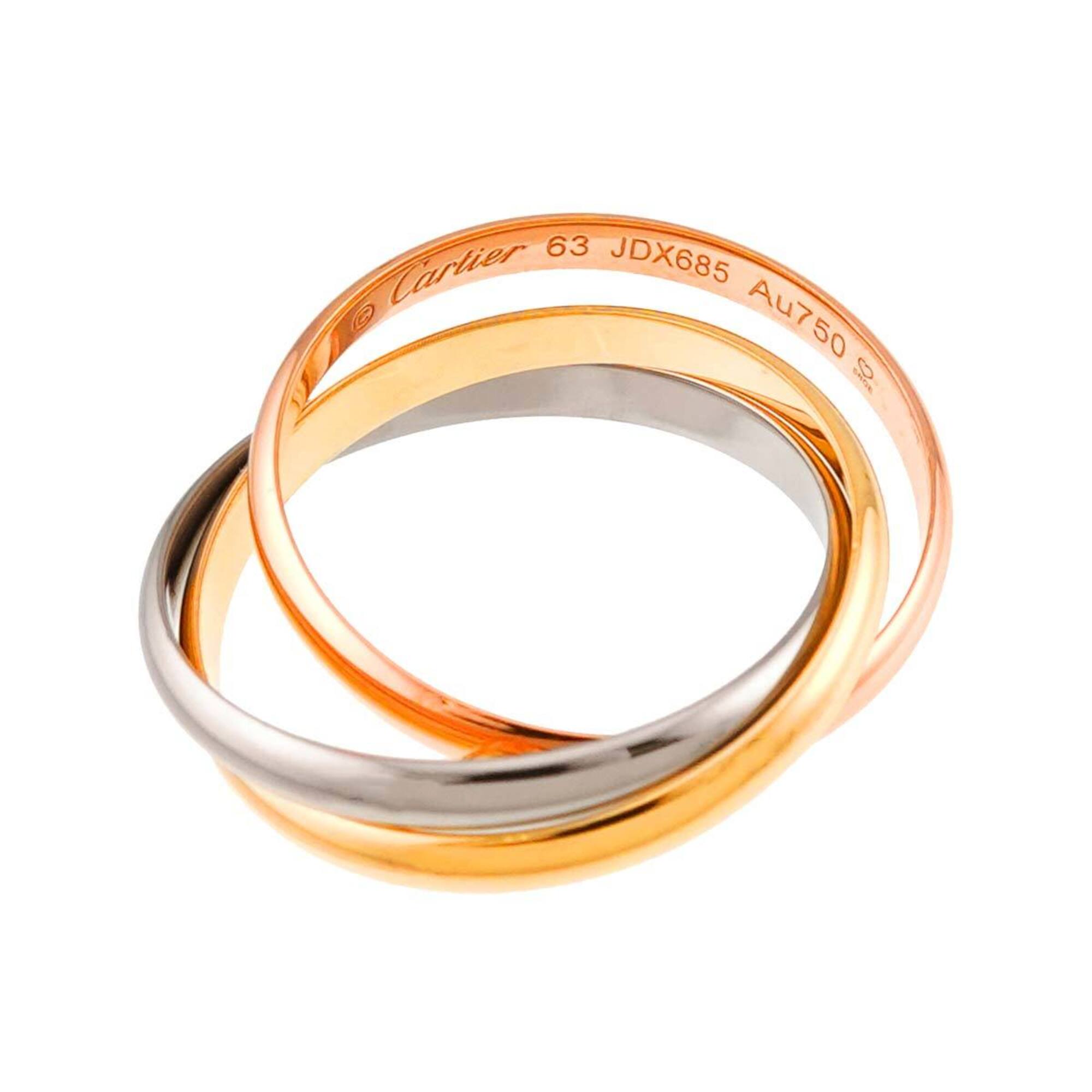 Cartier Yellow Gold (18K) Pink Gold (18K) White Gold (18K) Band Ring (Pre-Owned)