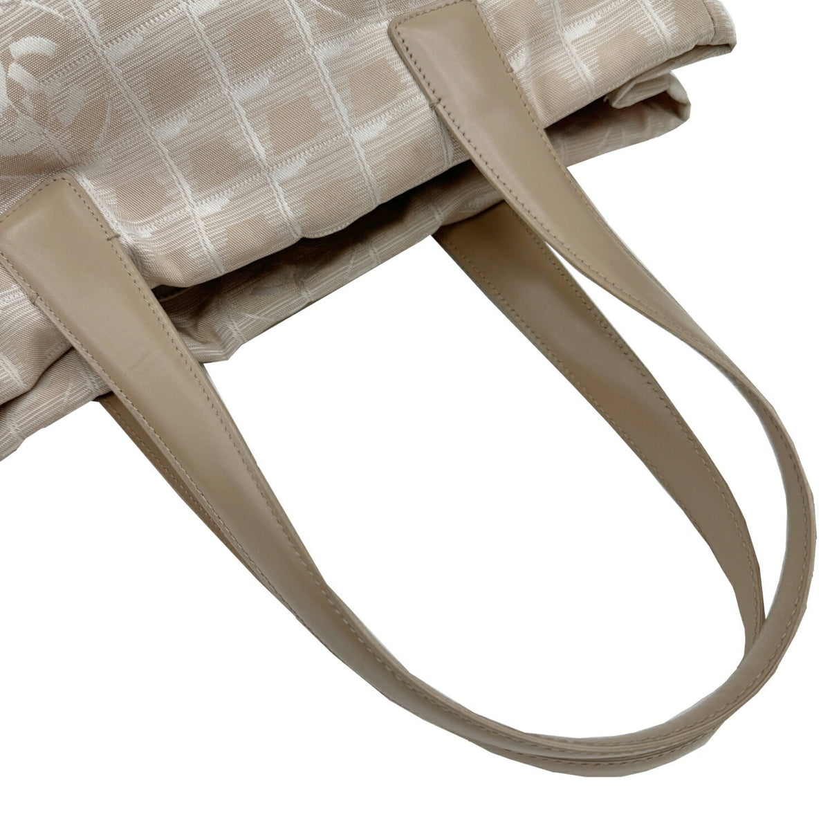 Chanel Beige New Travel Line Tote Bag (Pre-Owned)