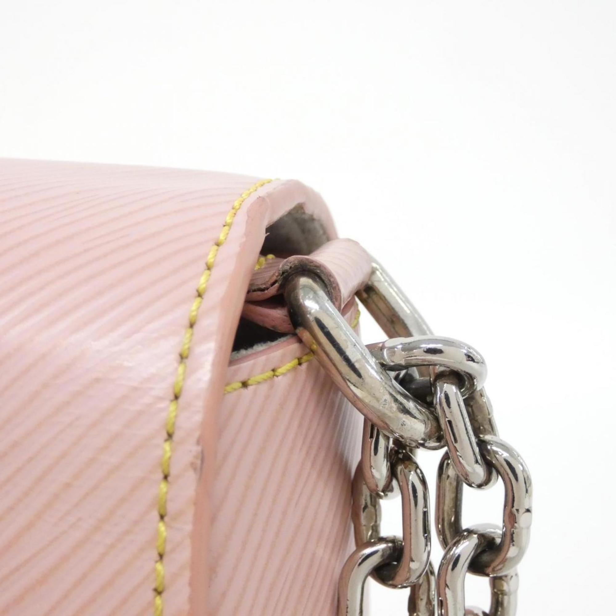 Louis Vuitton Pink Leather Shoulder Bag (Pre-Owned)