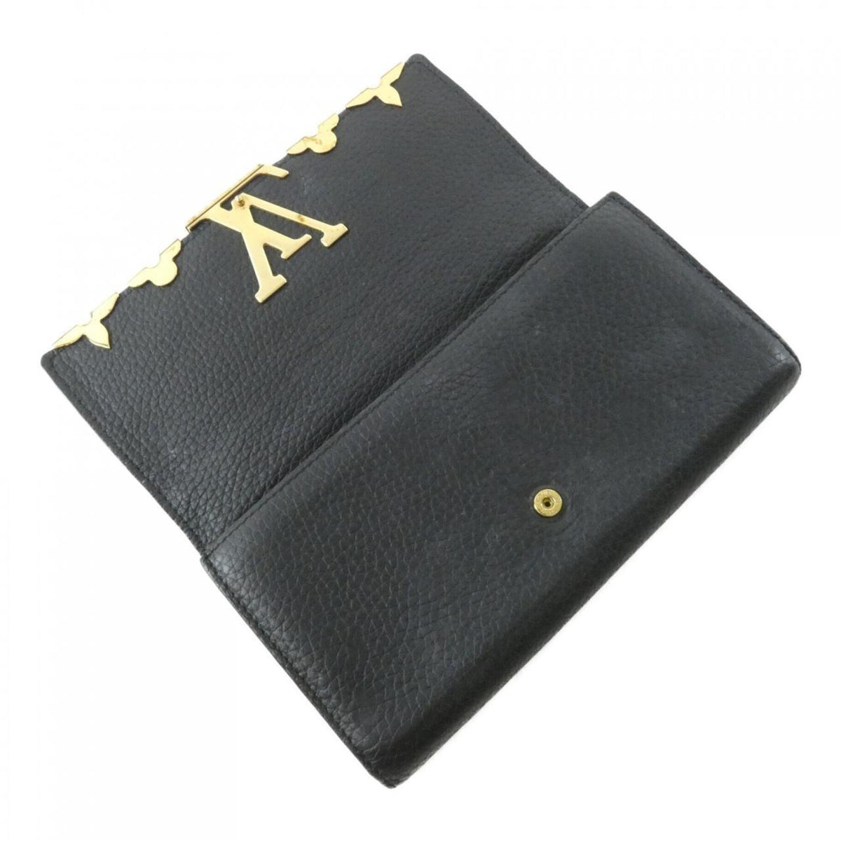 Louis Vuitton Black Long Wallet (Bi-Fold) (Pre-Owned)