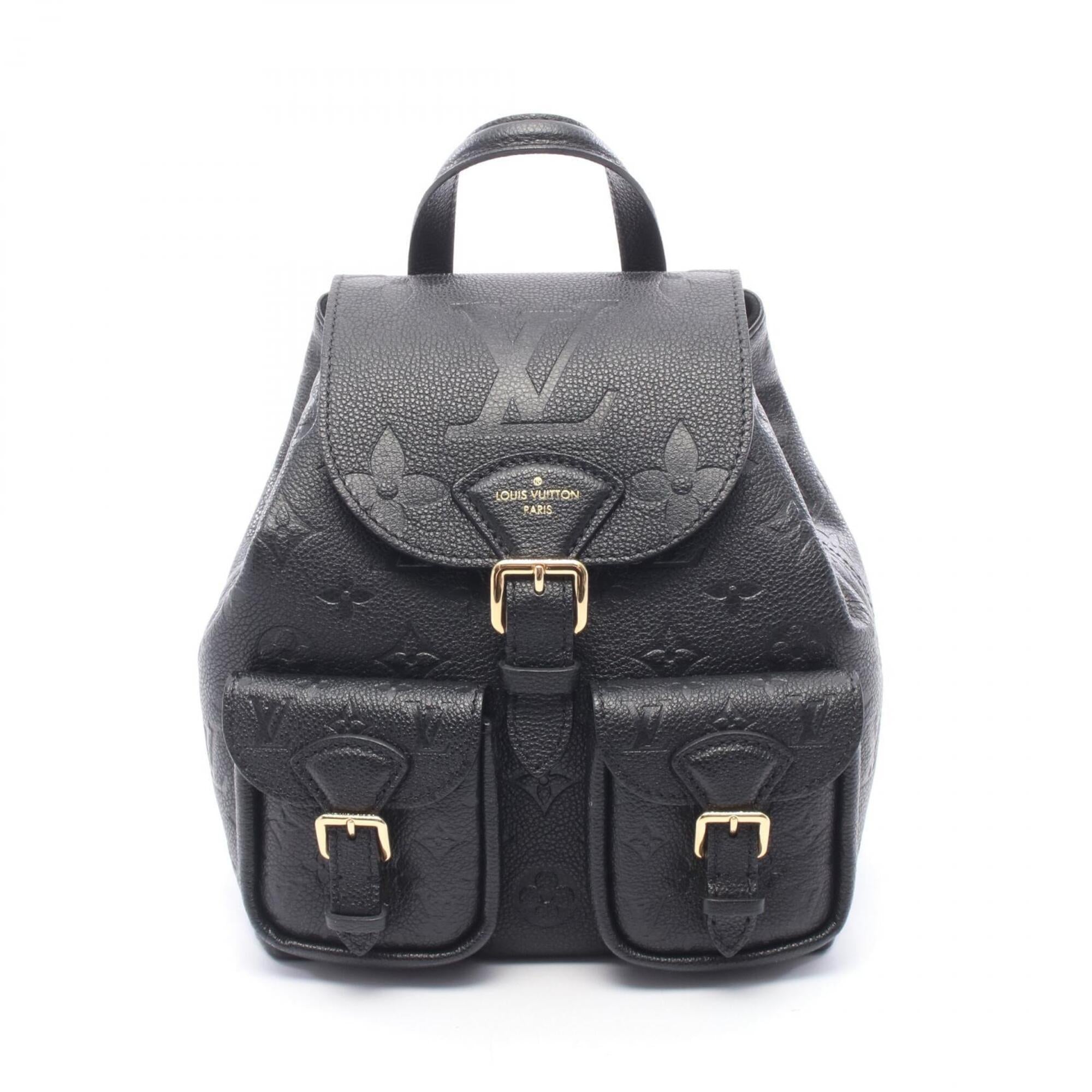 Louis Vuitton Black Noir Monogram Empreinte Backpack Handbag (Pre-Owned)