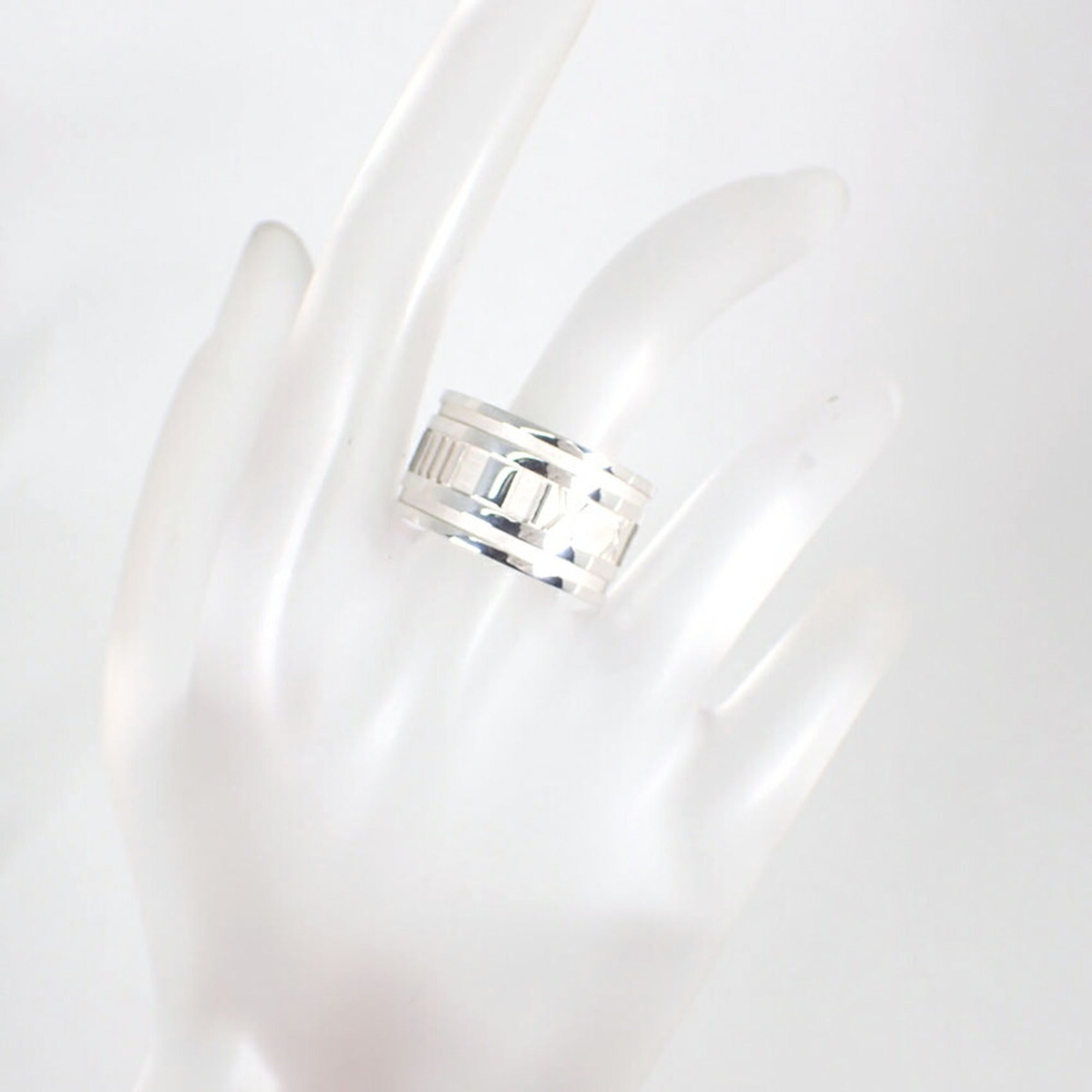 Tiffany Sterling Silver 925 Band Ring (Pre-Owned)