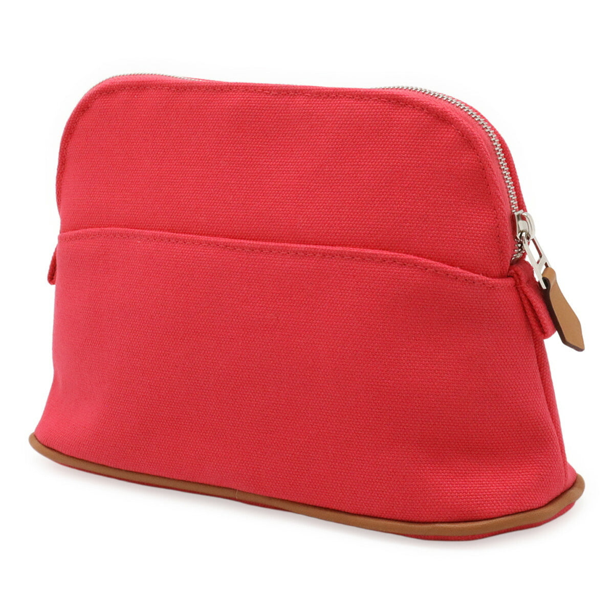 Hermes Fuchsia Canvas Pouch (Pre-Owned)