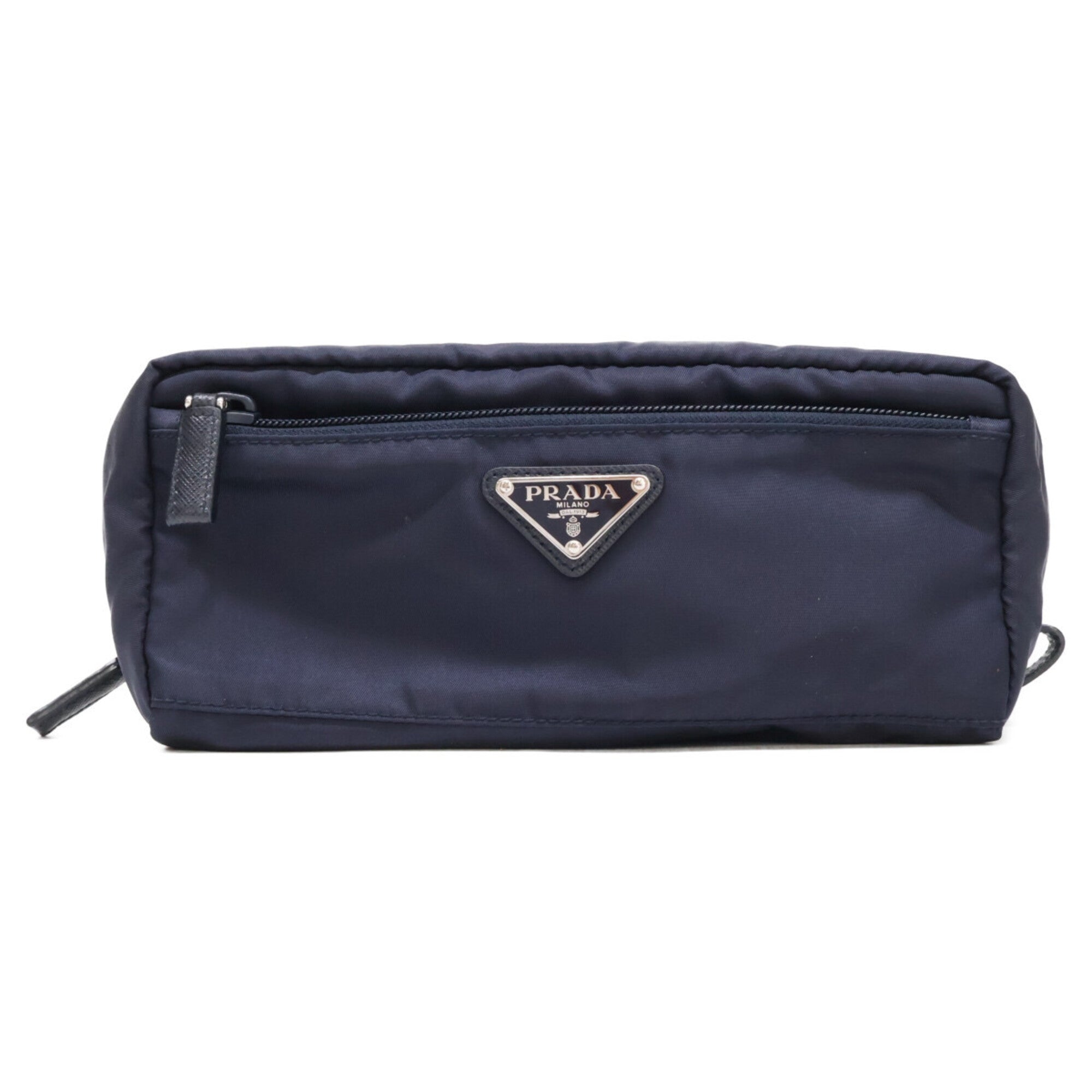 Prada Navy Nylon Pouch (Pre-Owned)