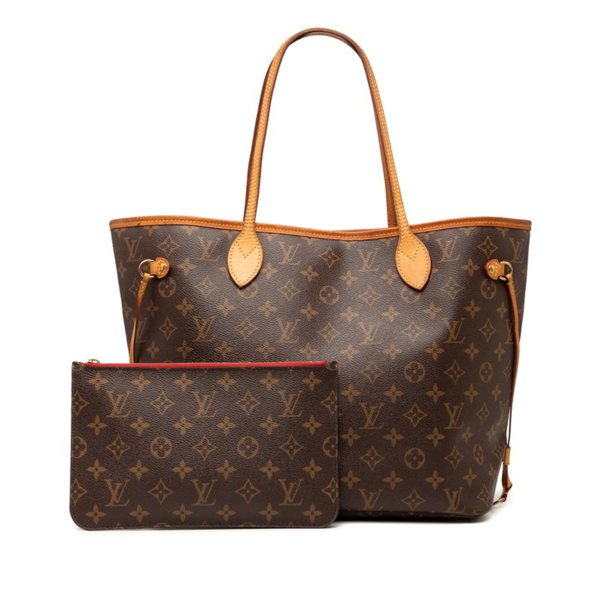 Louis Vuitton Brown Pvc Leather Tote Bag (Pre-Owned)