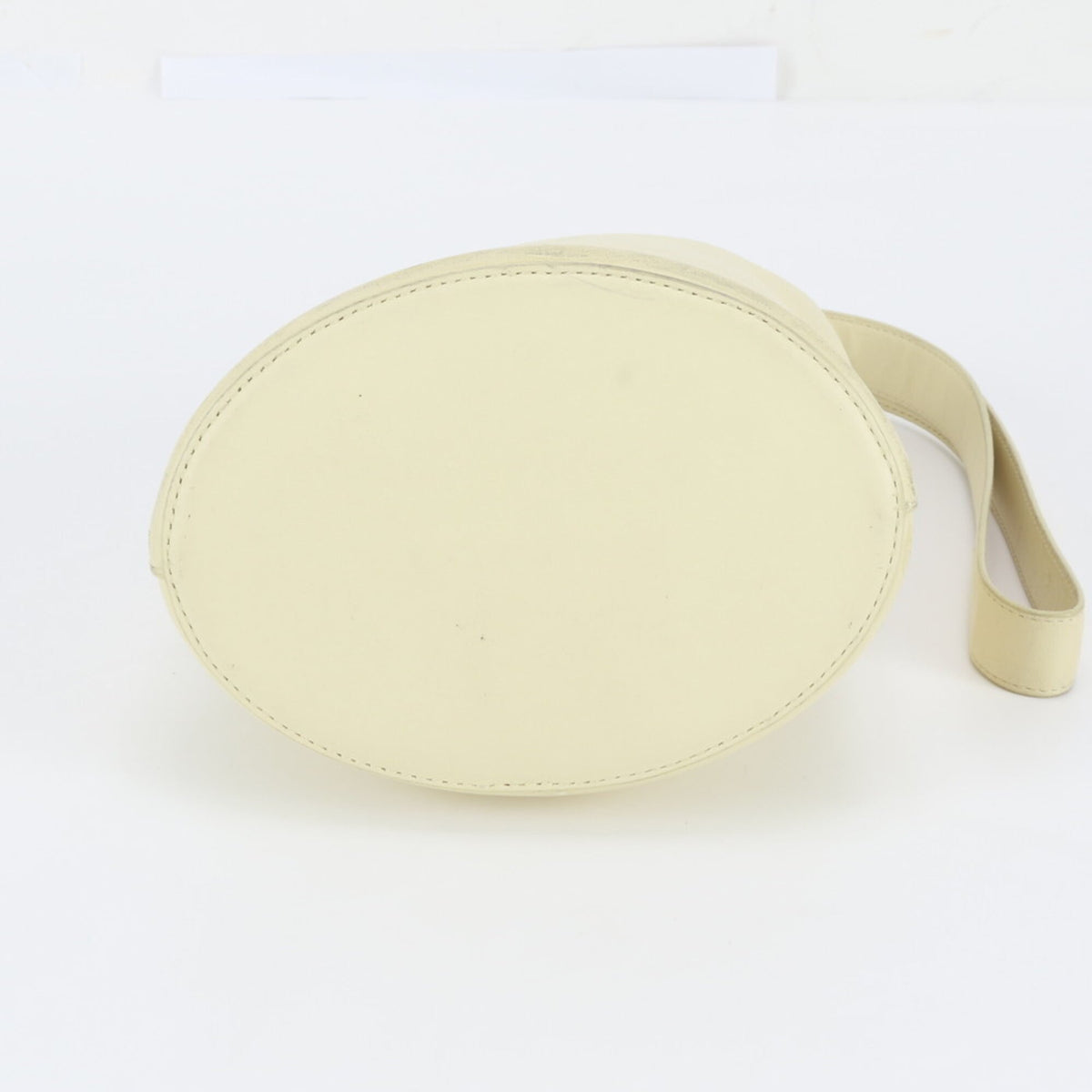 Bottega Veneta Cream Yellow Leather Handbag (Pre-Owned)