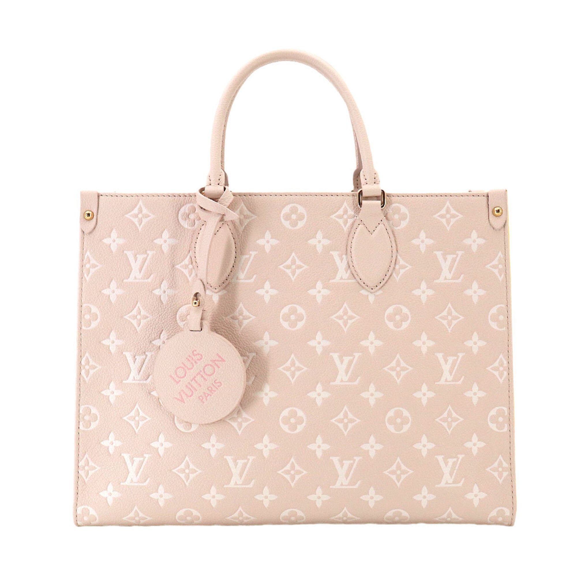 Louis Vuitton Beige Rose Monogram Empreinte Shoulder Bag Tote Bag (Pre-Owned)