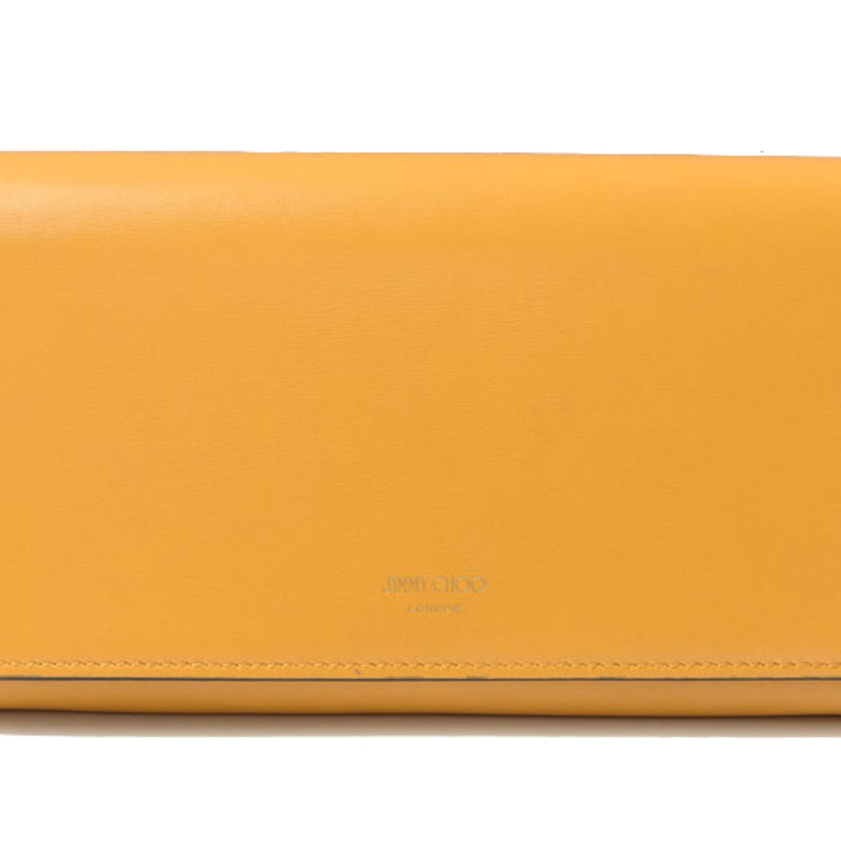 Jimmy Choo Blue Yellow Leather Long Wallet (Bi-Fold) (Pre-Owned)