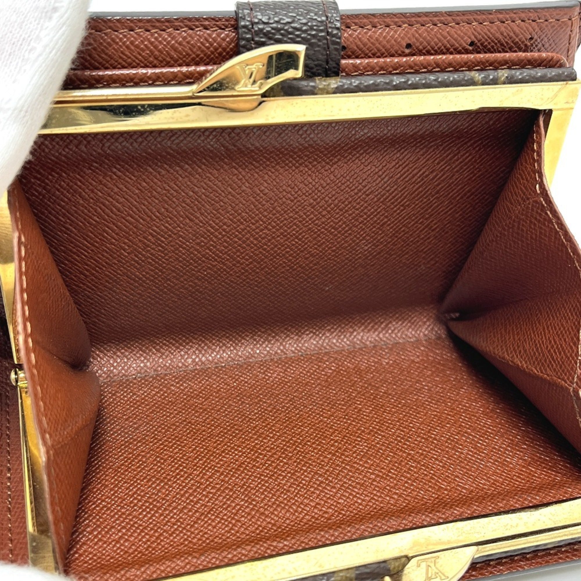 Louis Vuitton Brown Monogram Canvas Wallet (Bi-Fold) (Pre-Owned)