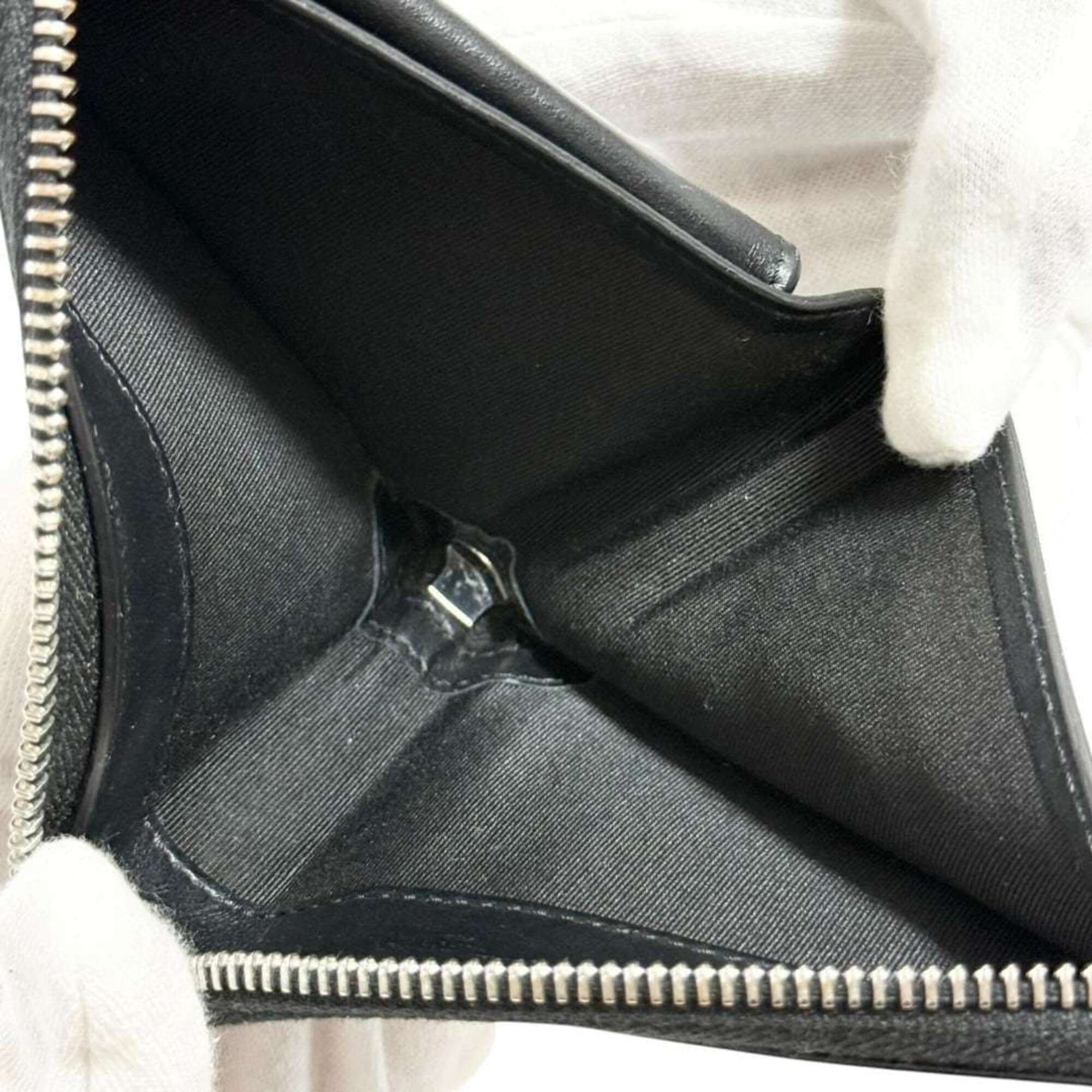Burberry Black Leather Wallet (Bi-Fold) (Pre-Owned)