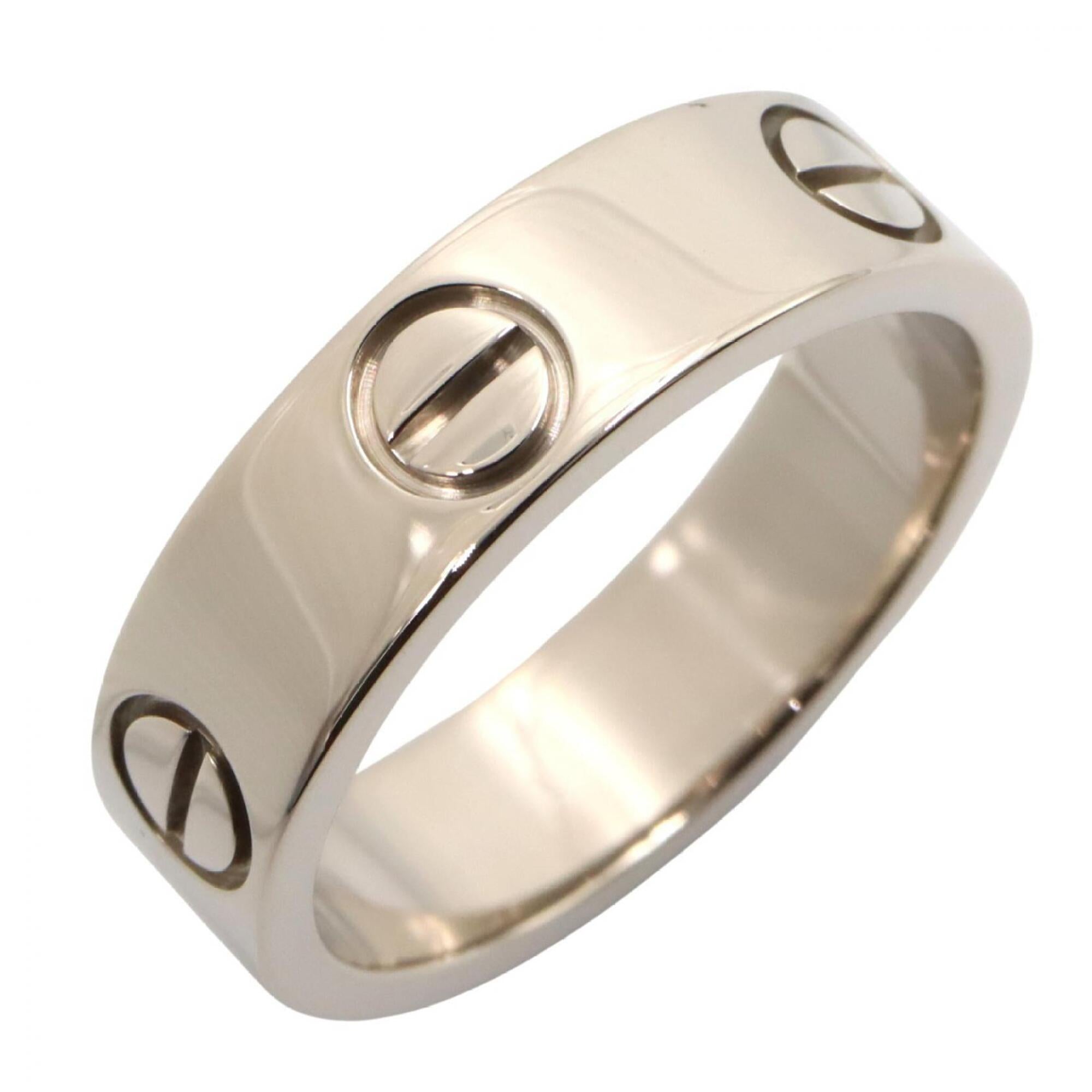 Cartier Silver White Gold (18K) Band Ring (Pre-Owned)