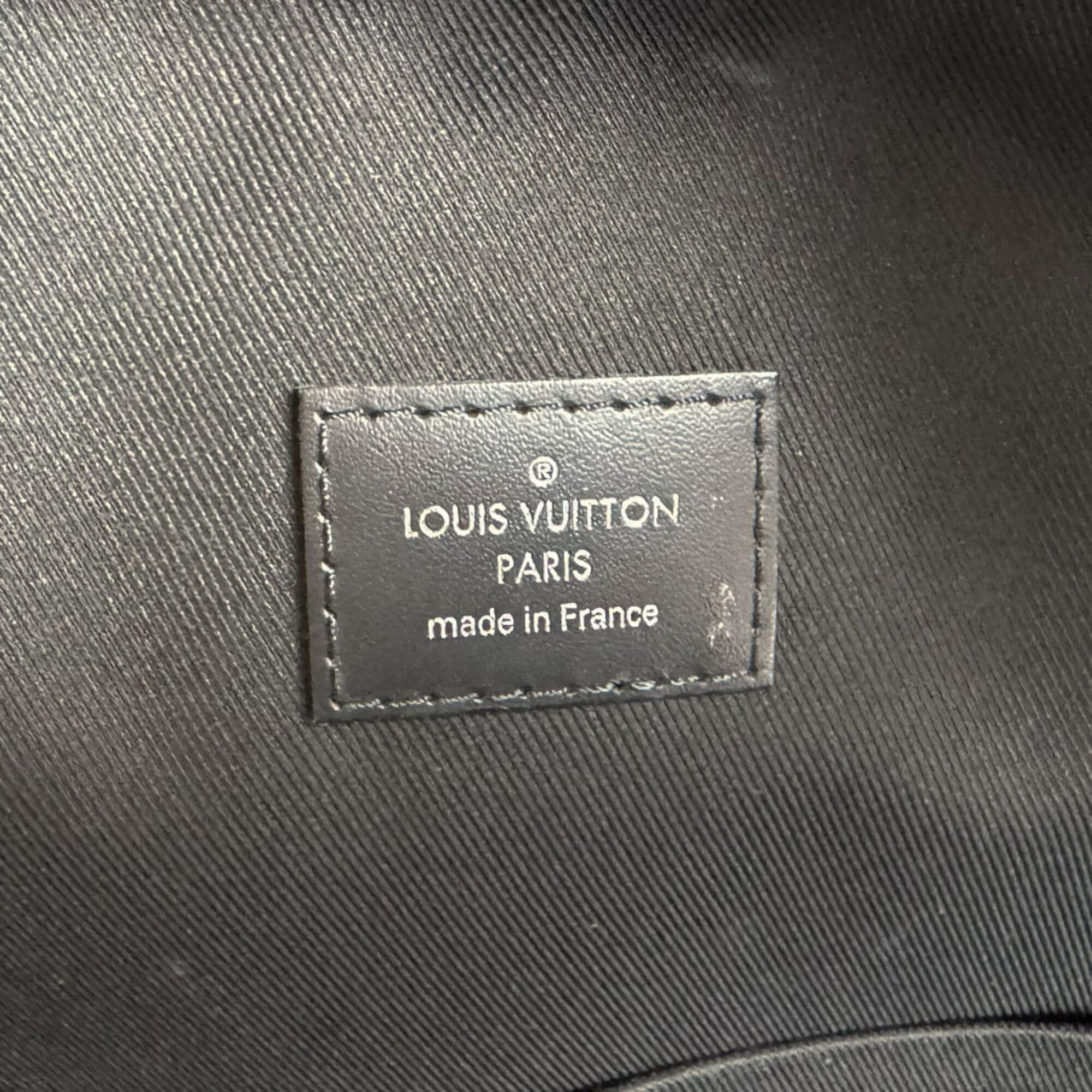 Louis Vuitton Black Damier Graphite Damier Graphite Backpack (Pre-Owned)