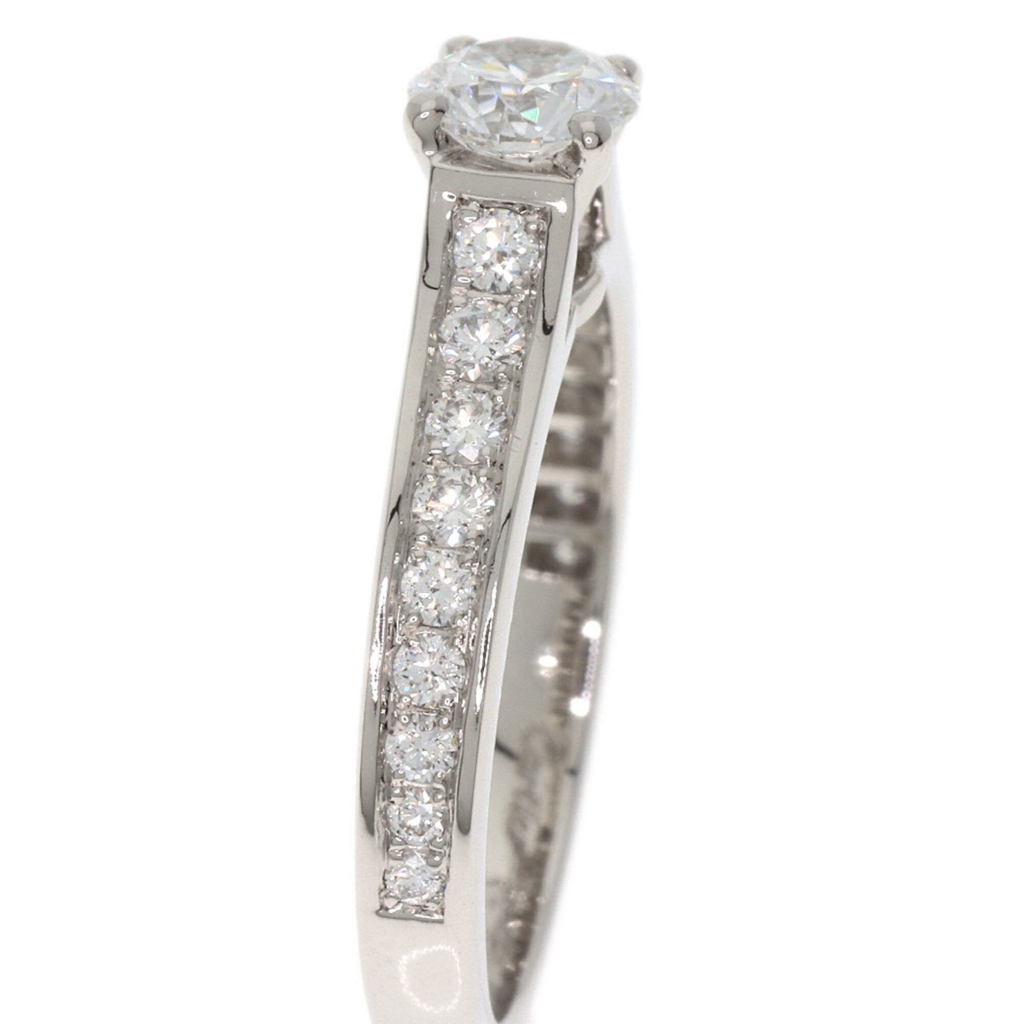 Cartier Platinum Platinum 950 Band Ring (Pre-Owned)