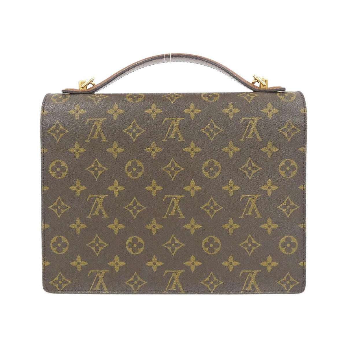Louis Vuitton Marron Coated Canvas Handbag (Pre-Owned)