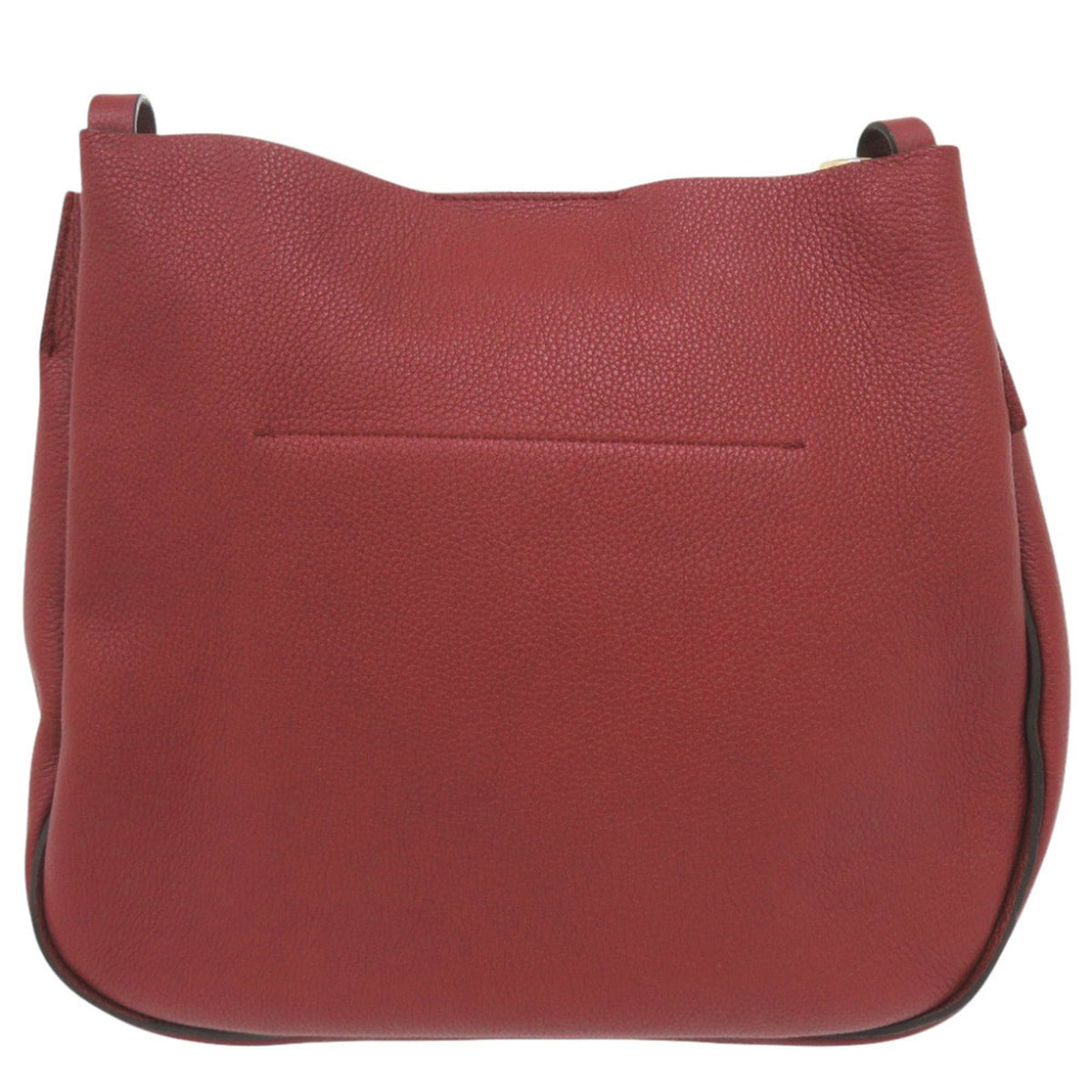 Salvatore Ferragamo Red Color Leather Shoulder Bag (Pre-Owned)