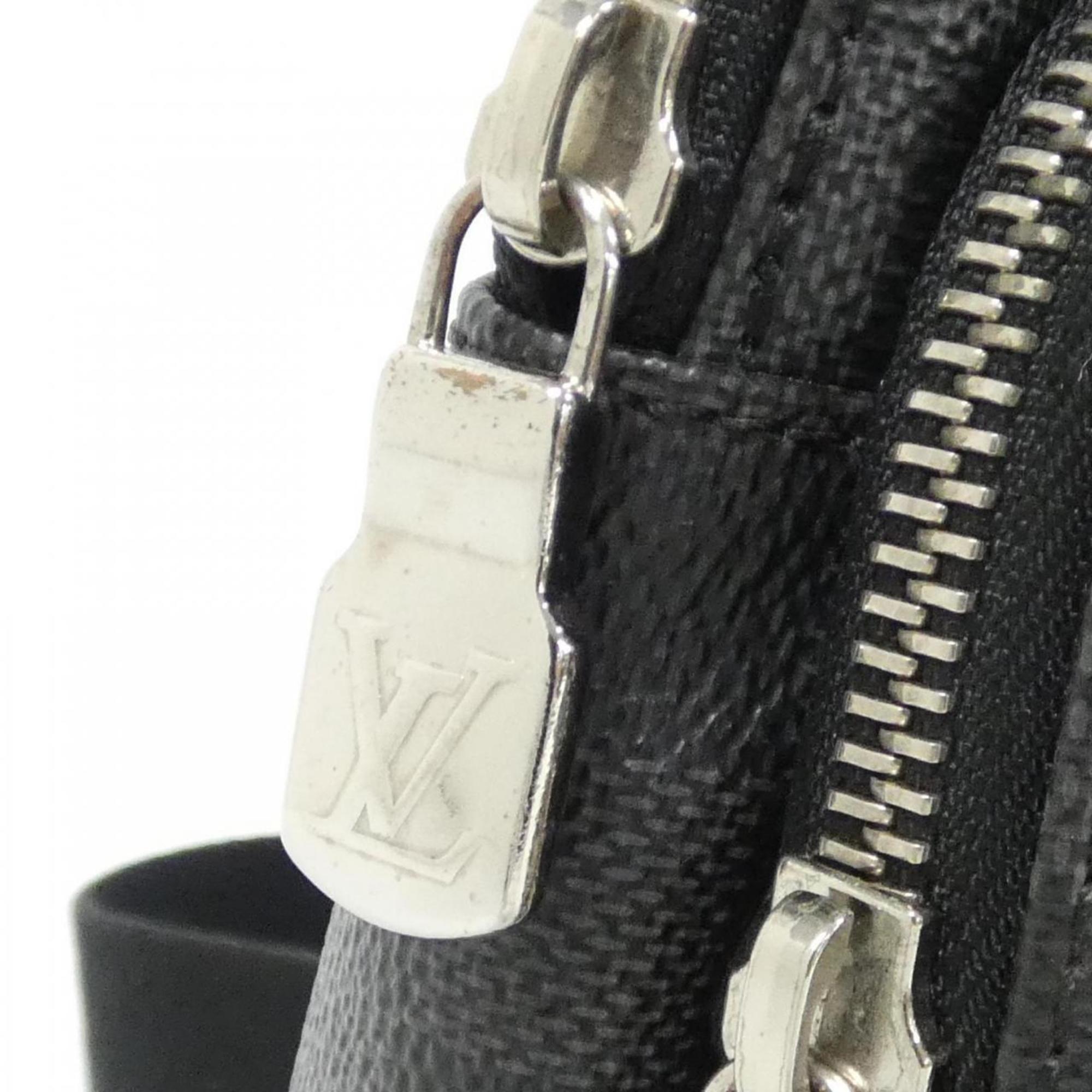 Louis Vuitton Graphite Coated Canvas Shoulder Bag (Pre-Owned)