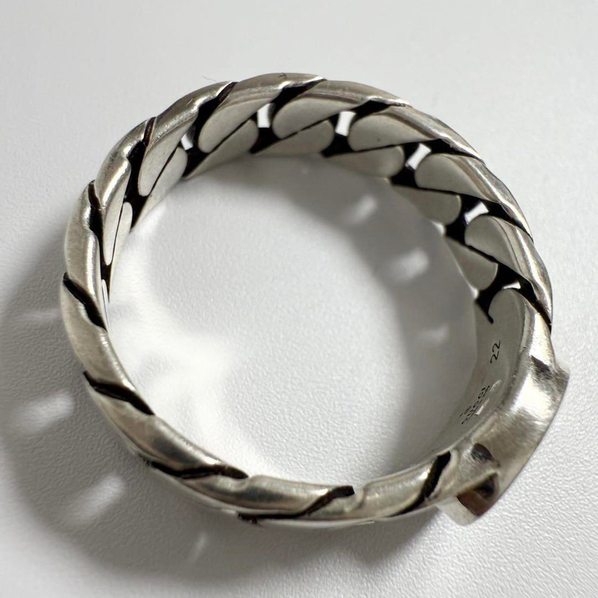 Gucci Silver 925 Band Ring (Pre-Owned)