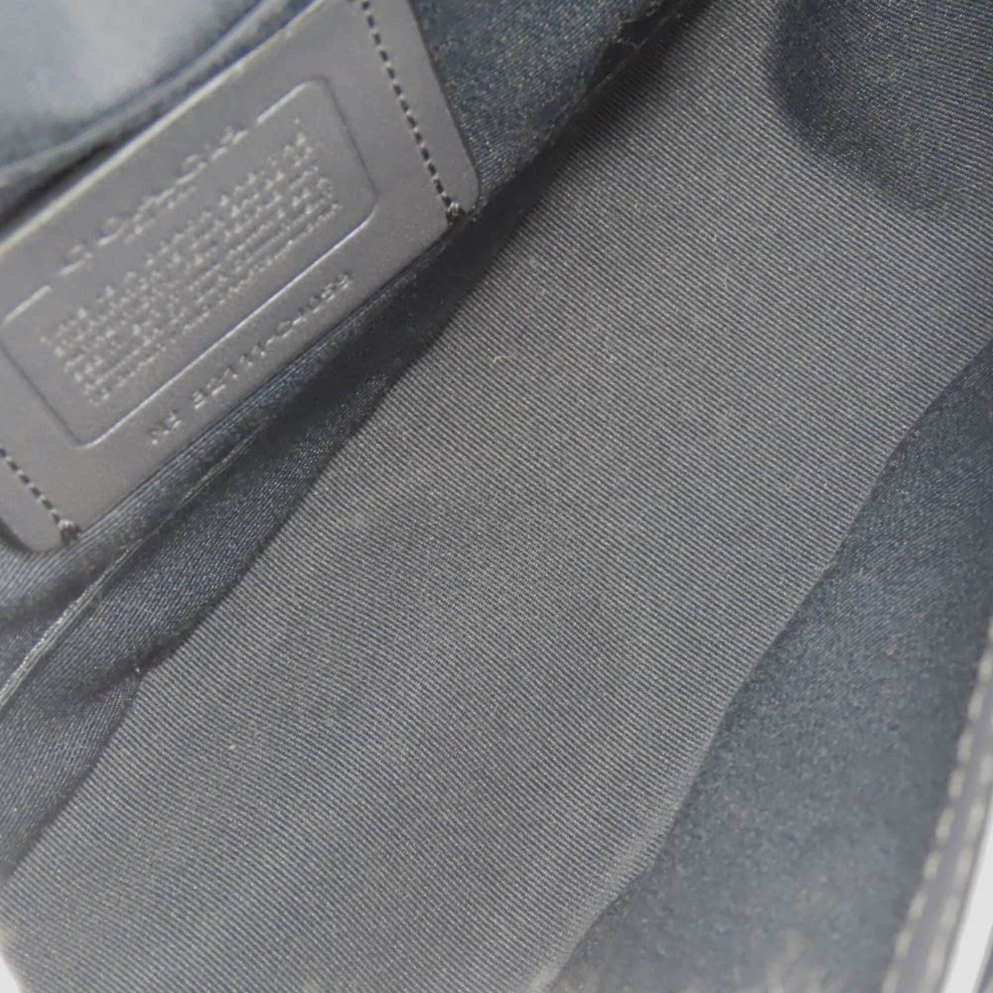 Coach Blue Navy Shoulder Bag (Pre-Owned)