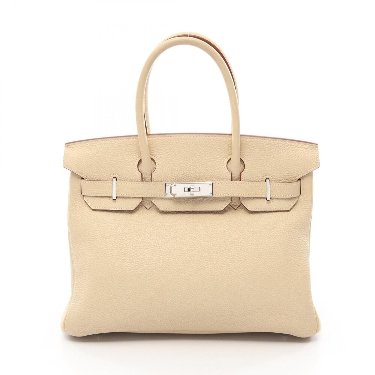 Hermes Ivory Togo Leather Handbag (Pre-Owned)