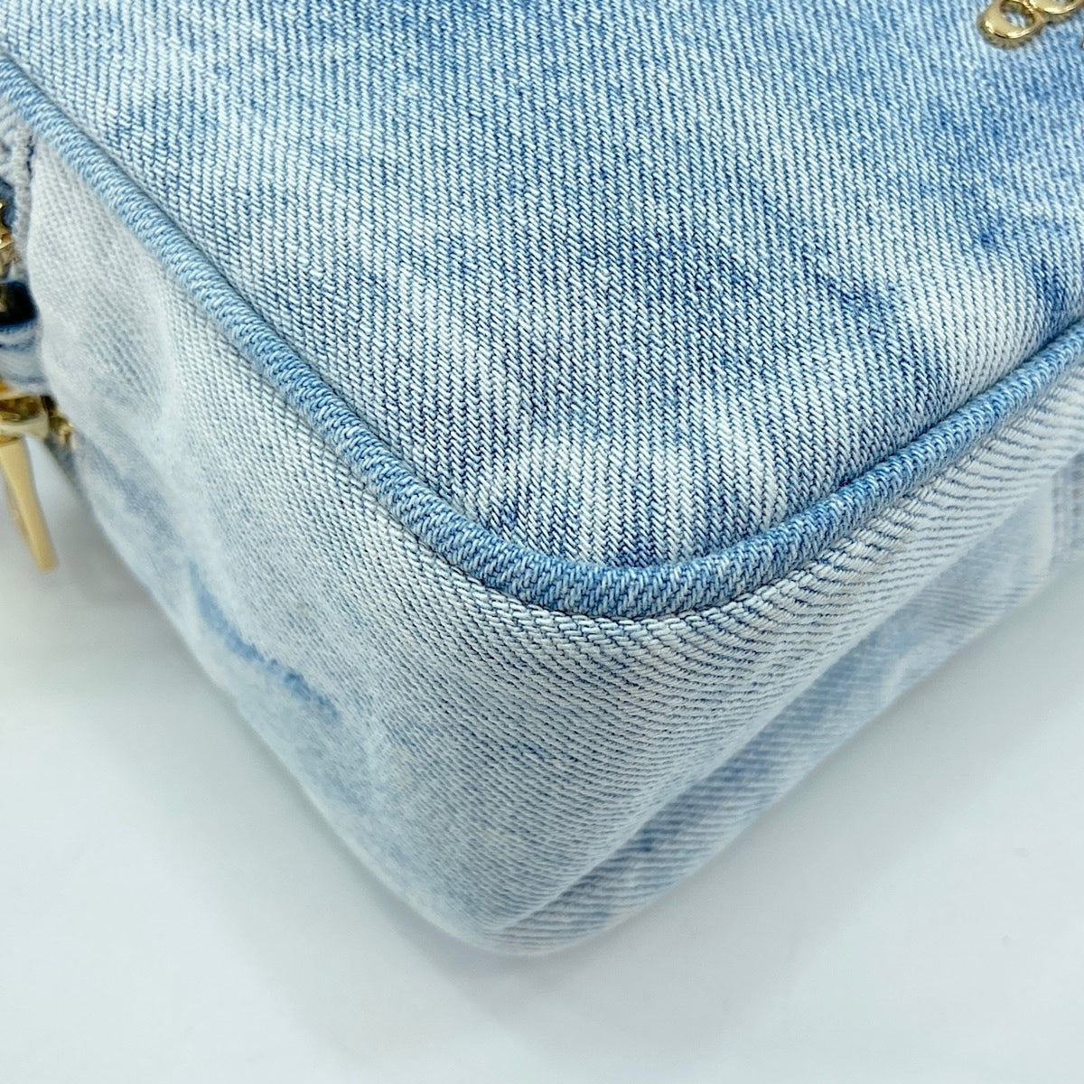 Coach Blue Shoulder Bag (Pre-Owned)