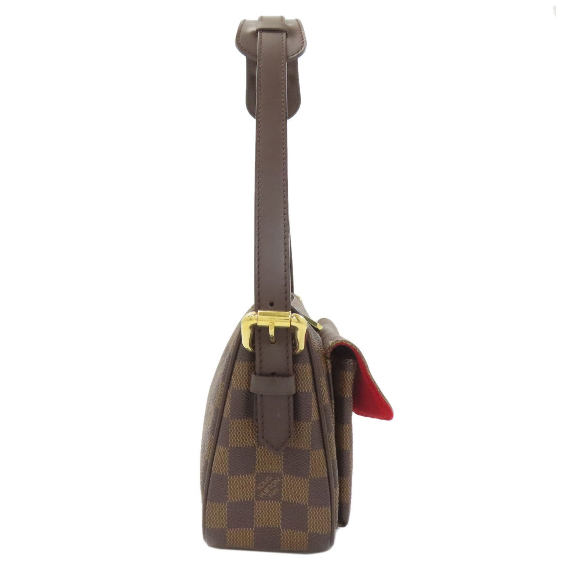 Louis Vuitton Damier Damier Canvas Ebene Damier Canvas Shoulder Bag (Pre-Owned)