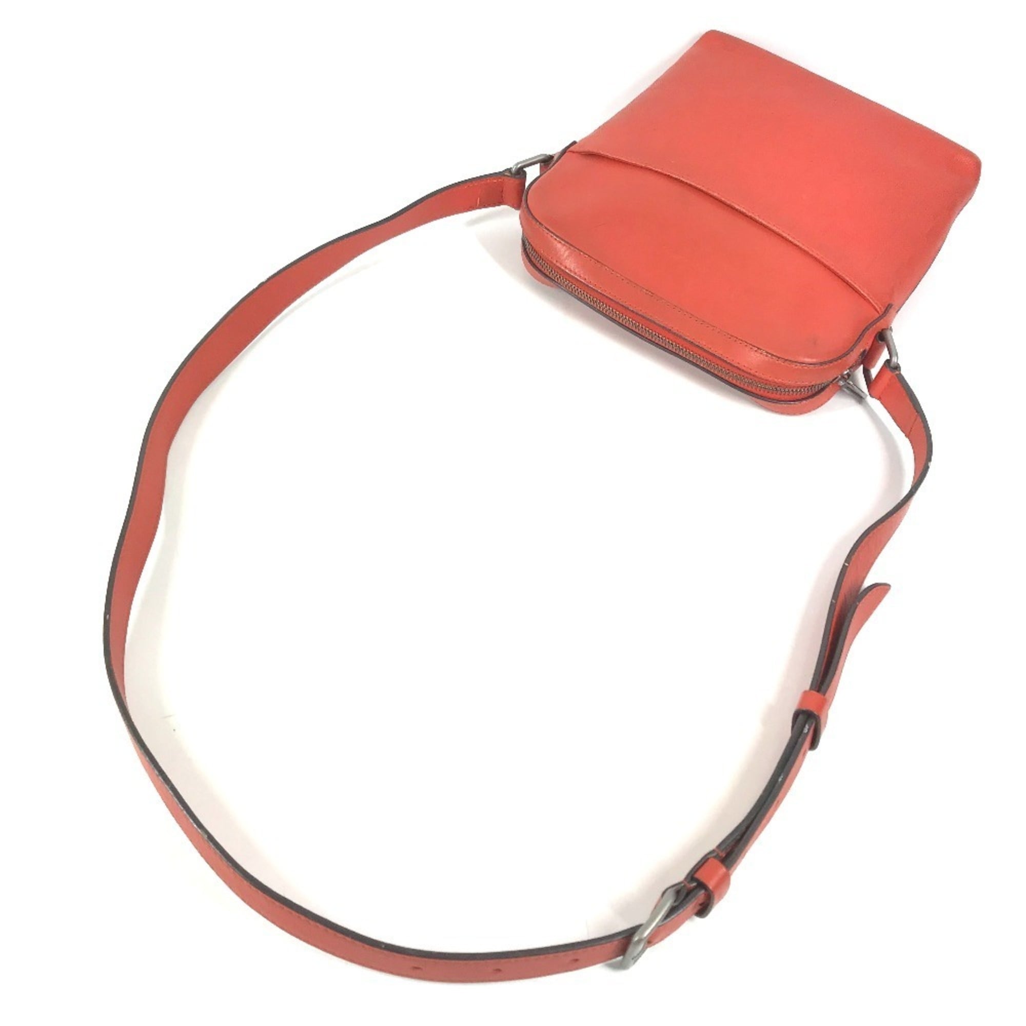 Louis Vuitton Red Color Damier Infini Leather Pochette Shoulder Bag (Pre-Owned)