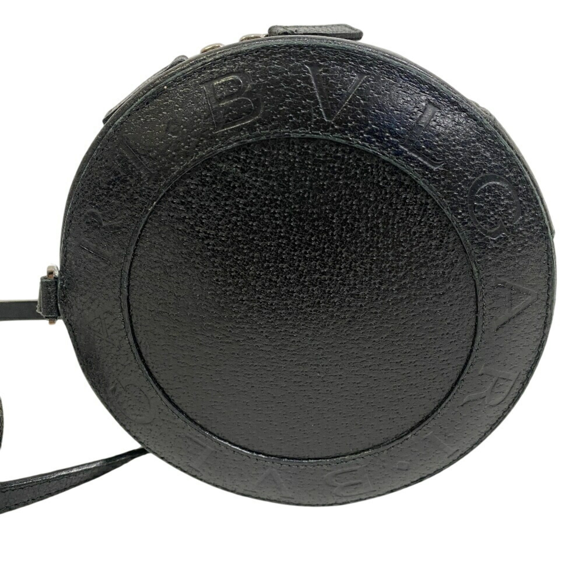 Bvlgari Black Leather Shoulder Bag (Pre-Owned)