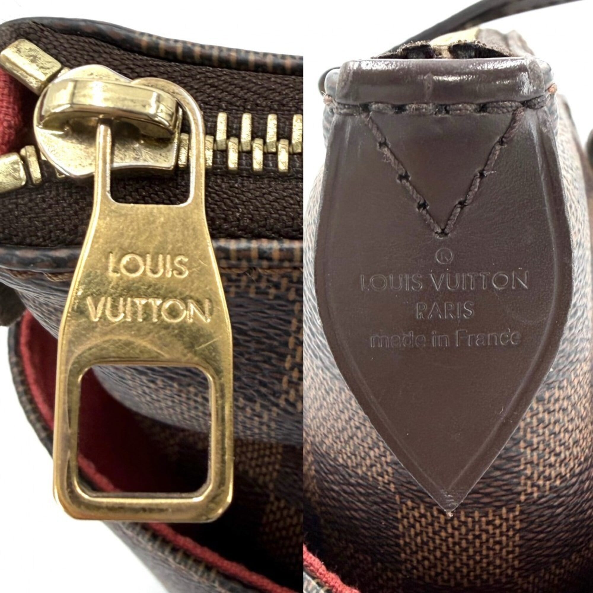 Louis Vuitton Brown Damier Canvas Handbag Tote Bag (Pre-Owned)