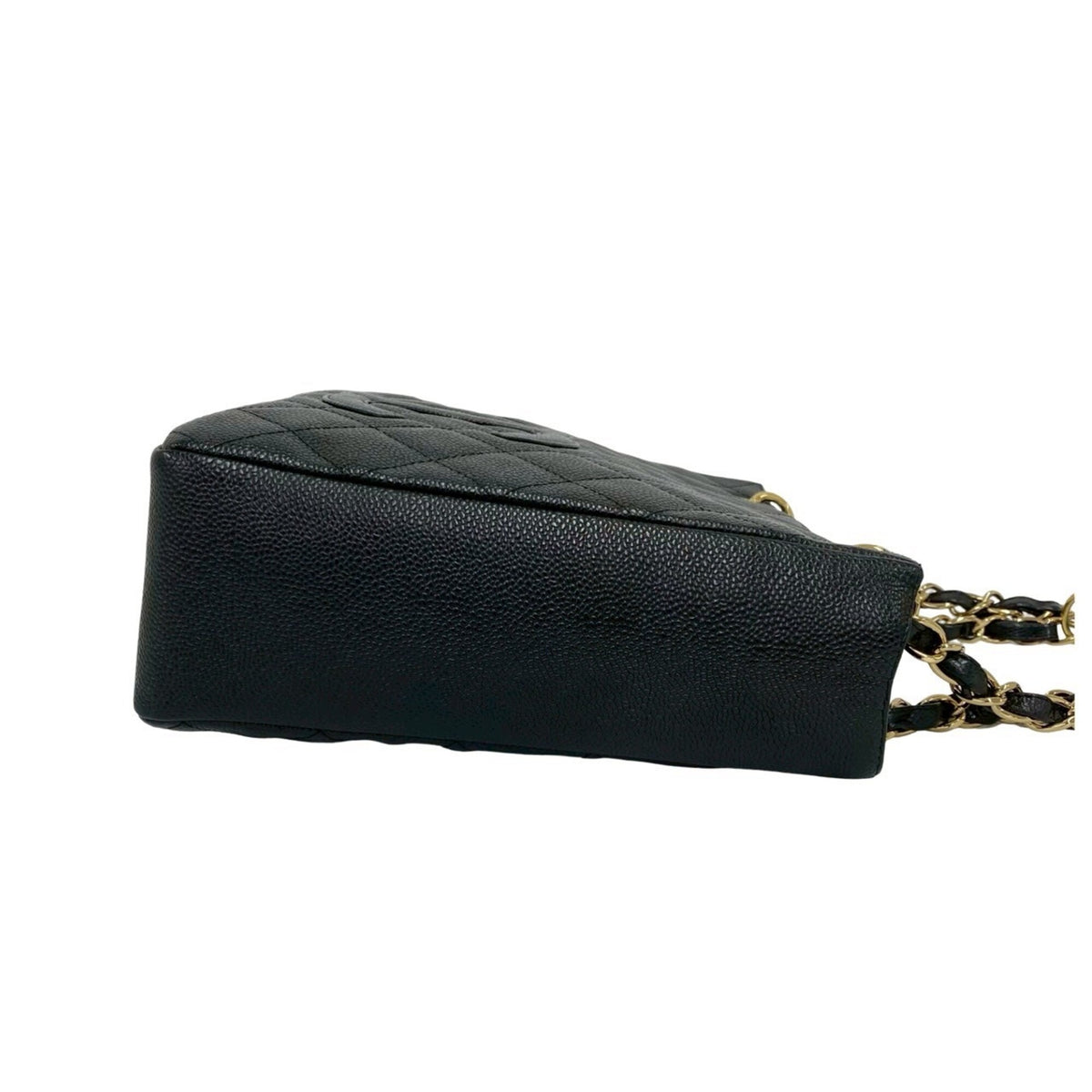 Chanel Black Grained Calfskin Tote Bag (Pre-Owned)