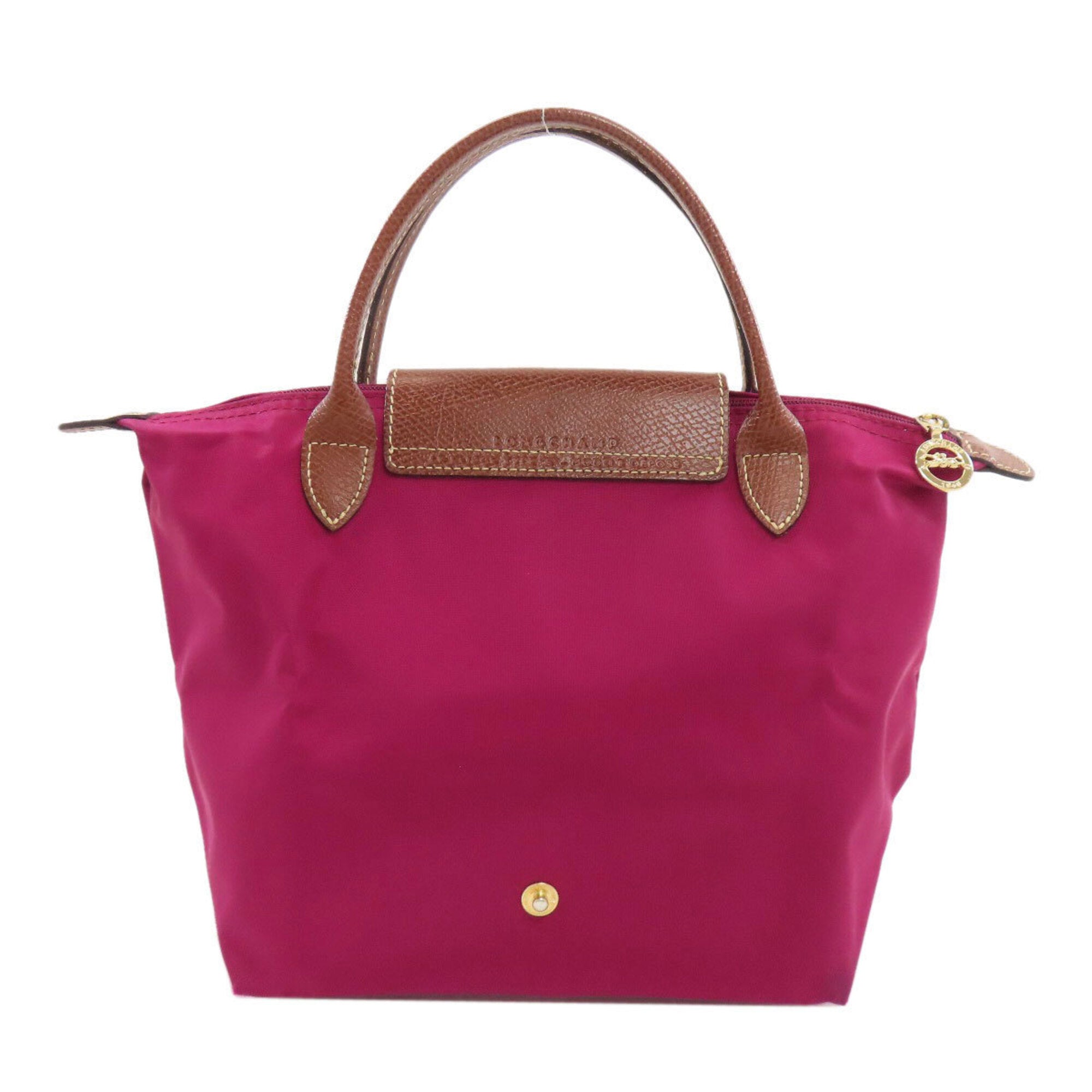 Longchamp Purple Nylon Handbag (Pre-Owned)