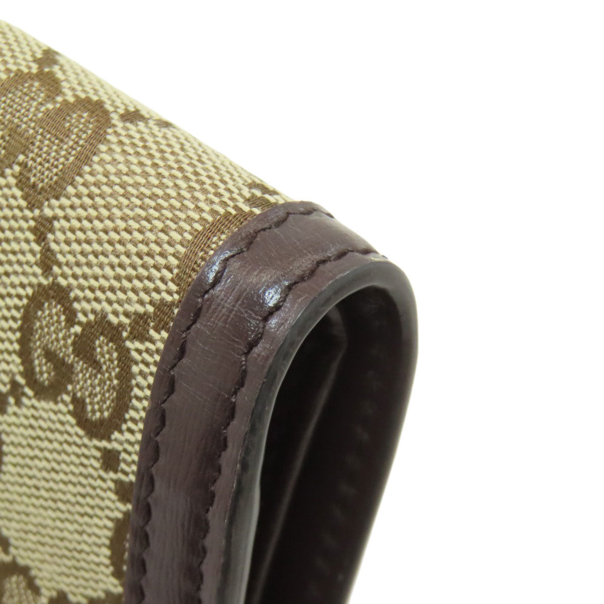 Gucci Brown Canvas Wallet (Bi-Fold) (Pre-Owned)