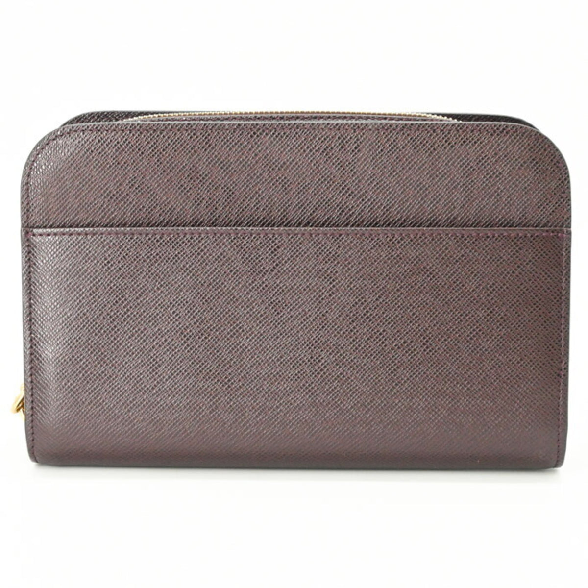 Louis Vuitton Taiga Bordeaux Taiga Leather Clutch Bag (Pre-Owned)