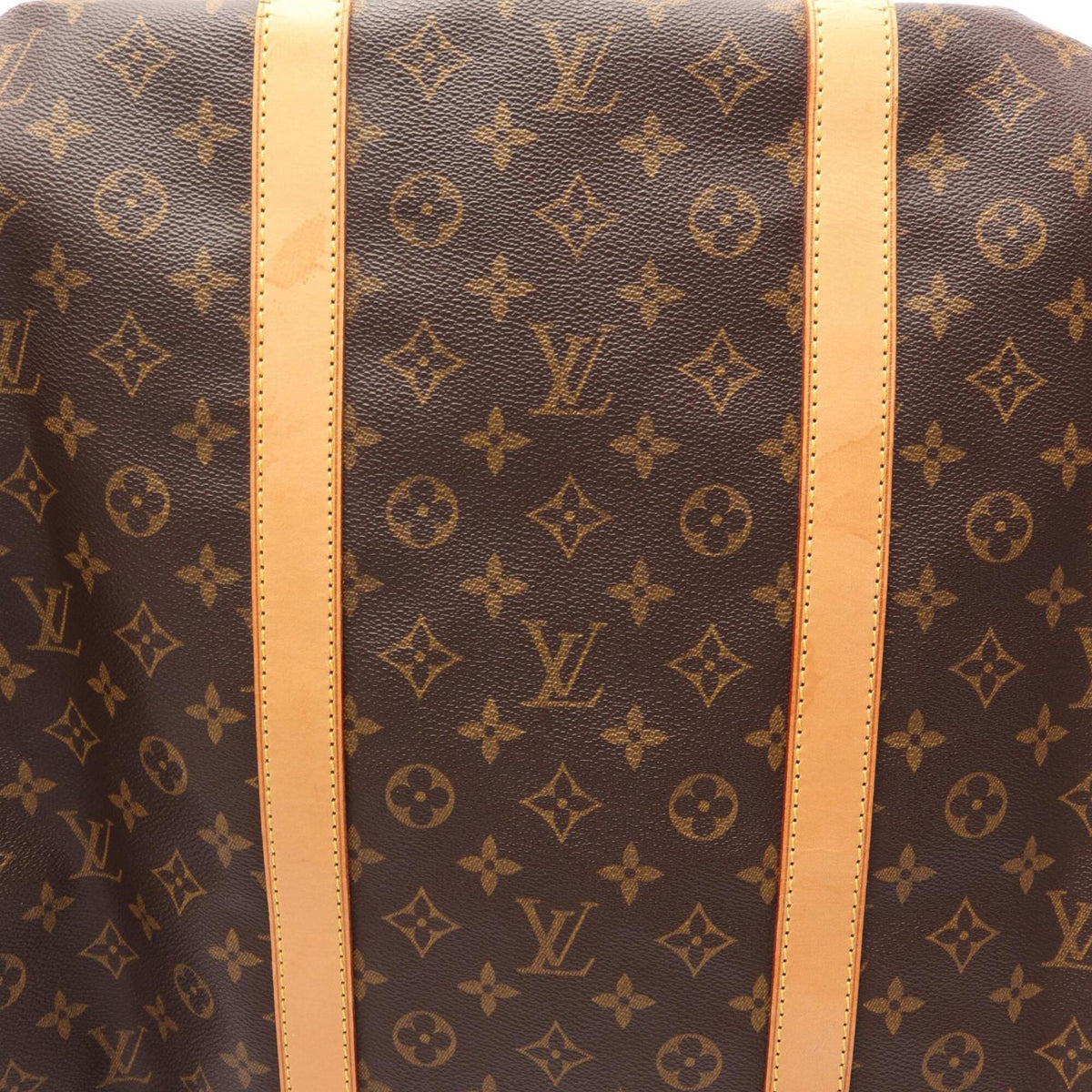 Louis Vuitton Brown Pvc Leather Boston Bag Handbag (Pre-Owned)