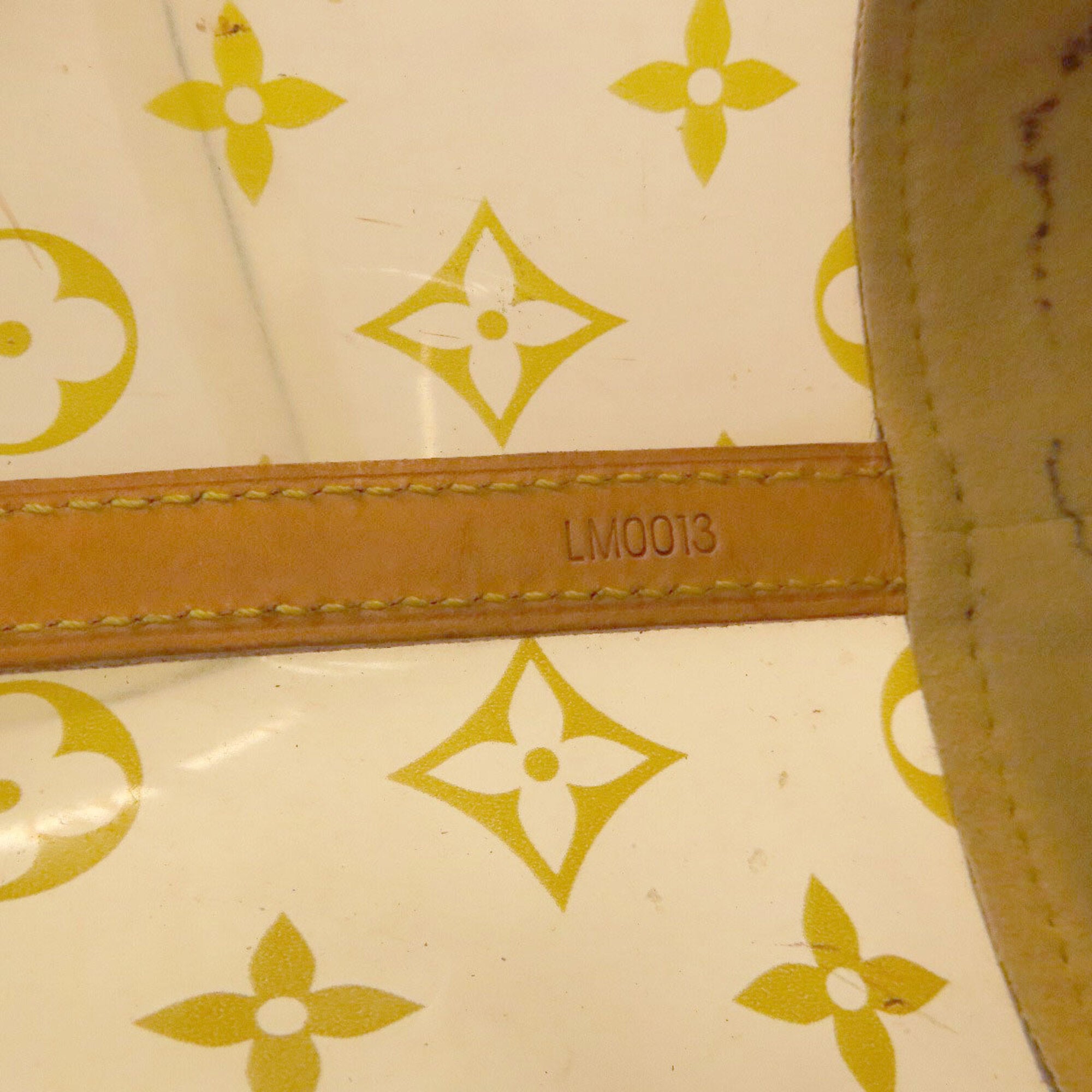 Louis Vuitton Brown Vinyl Tote Bag (Pre-Owned)