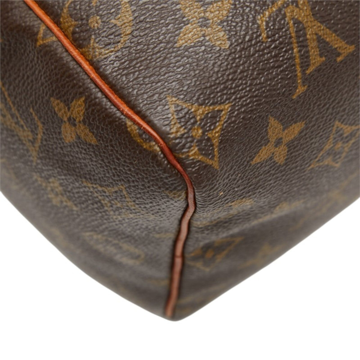 Louis Vuitton Brown Pvc Leather Boston Bag Handbag (Pre-Owned)