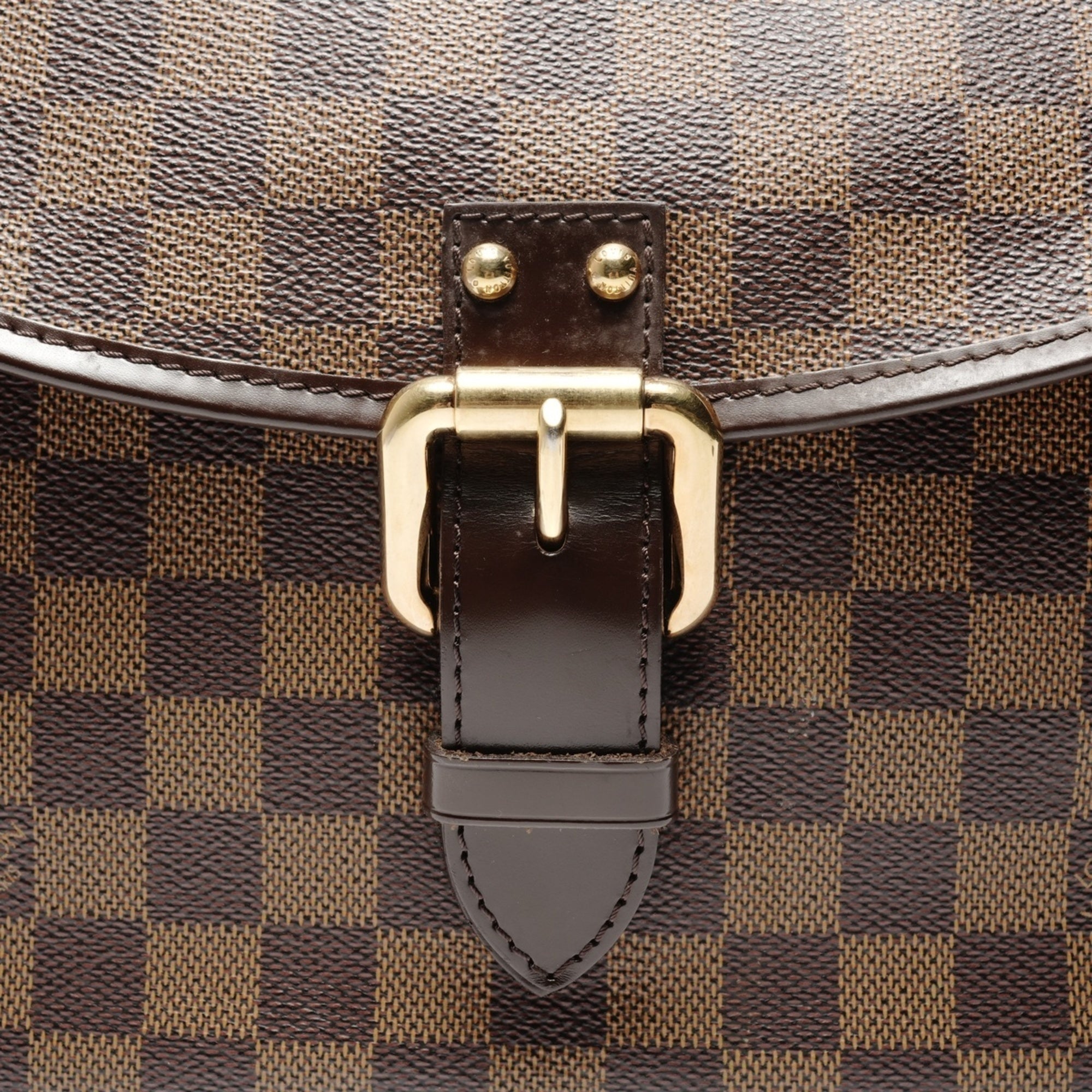 Louis Vuitton Damier Brown Damier Canvas Shoulder Bag (Pre-Owned)