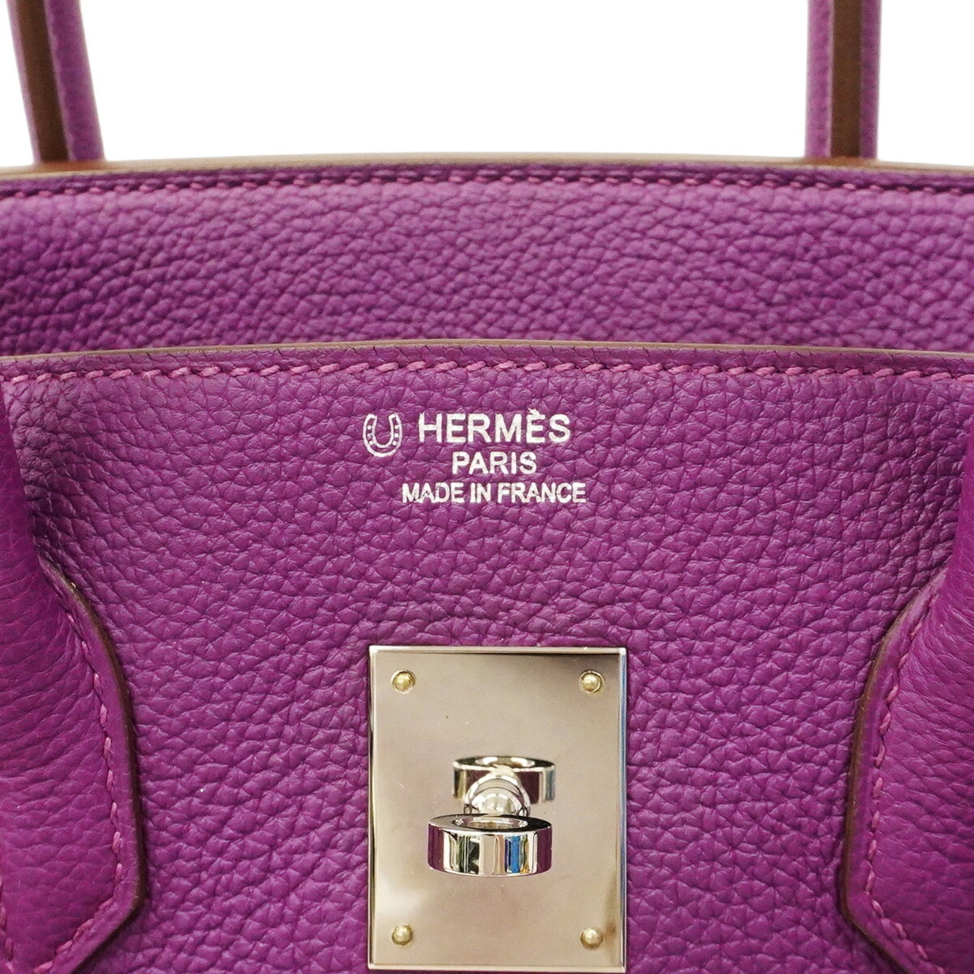 Hermes Anemone Togo Leather Handbag (Pre-Owned)