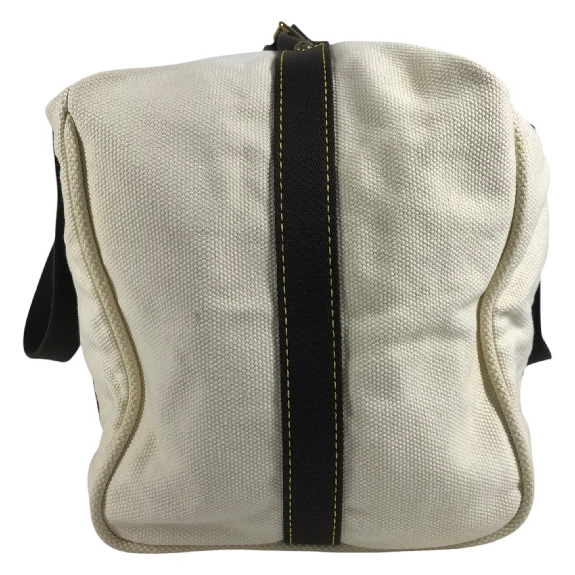 Louis Vuitton Brown Ecru White Canvas Shoulder Bag Tote Bag (Pre-Owned)