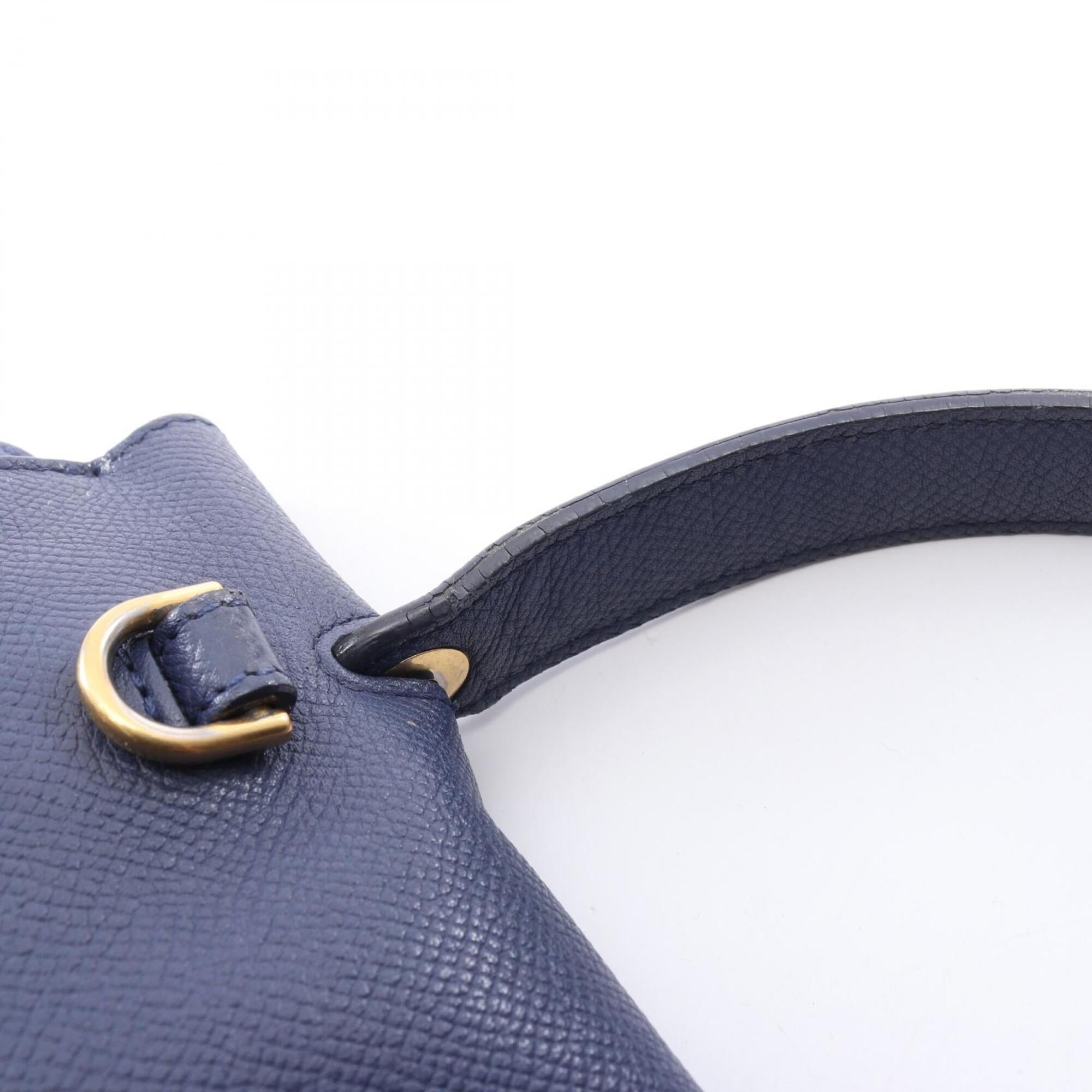 Celine Blue Leather Handbag (Pre-Owned)